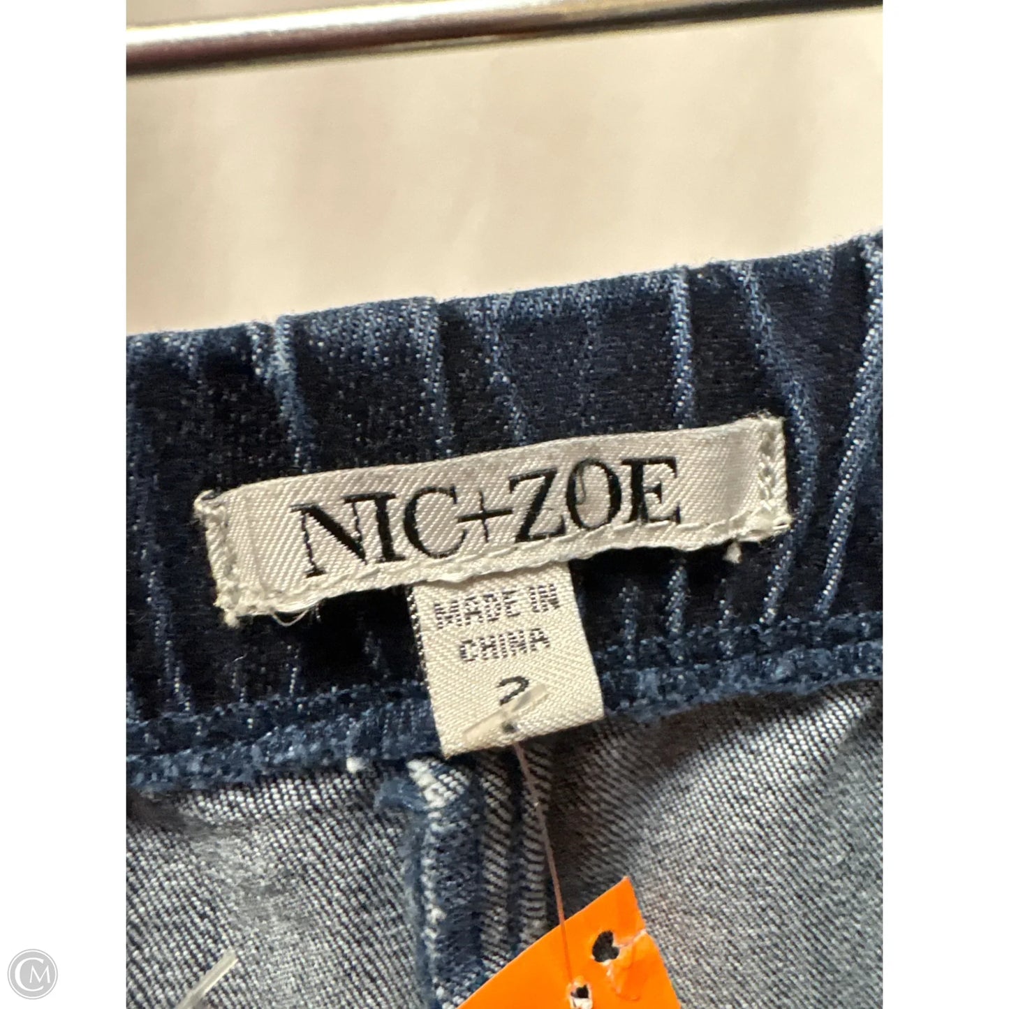Jeans Cropped By Nic + Zoe In Blue Denim, Size: 2