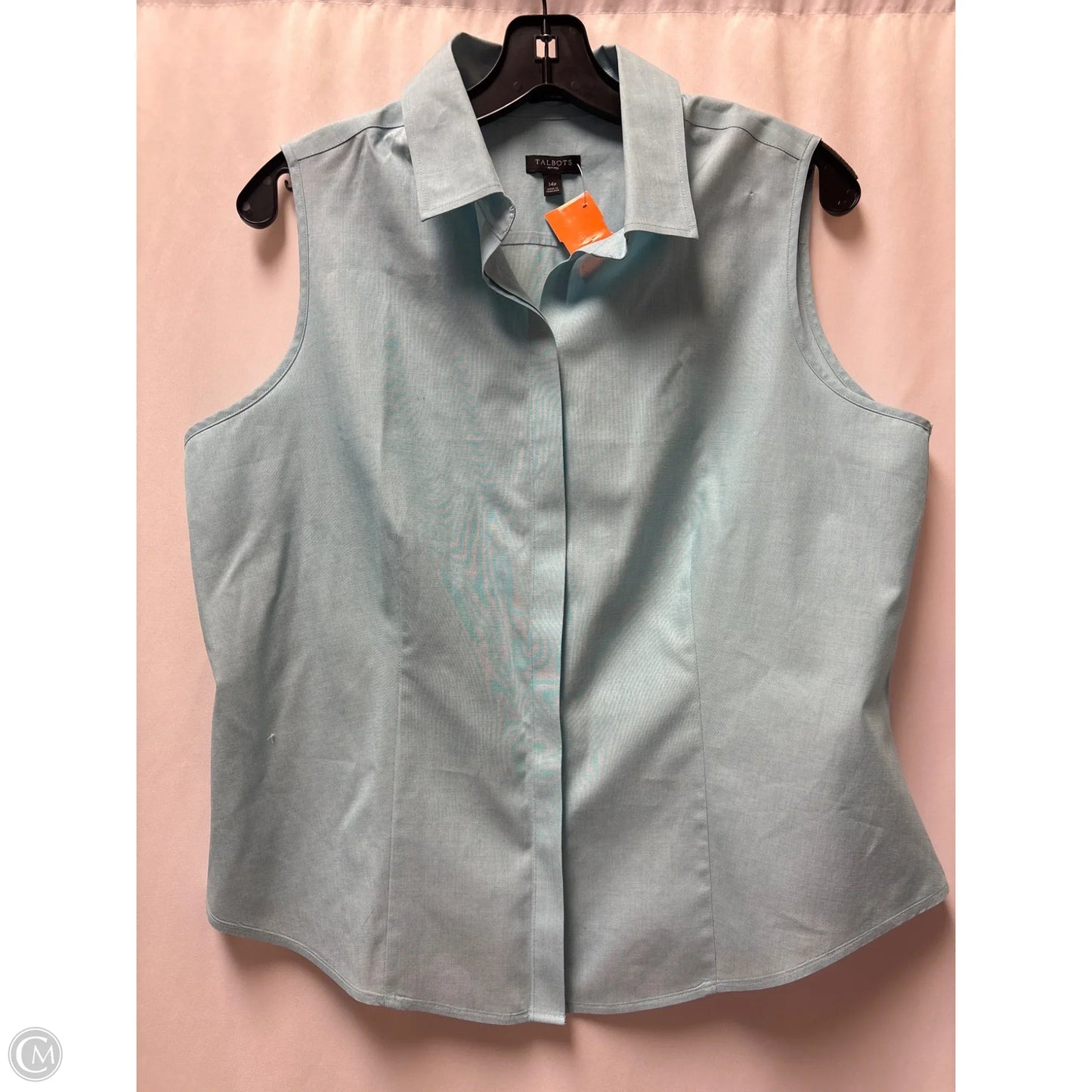 Top Sleeveless By Talbots In Blue, Size: Lp