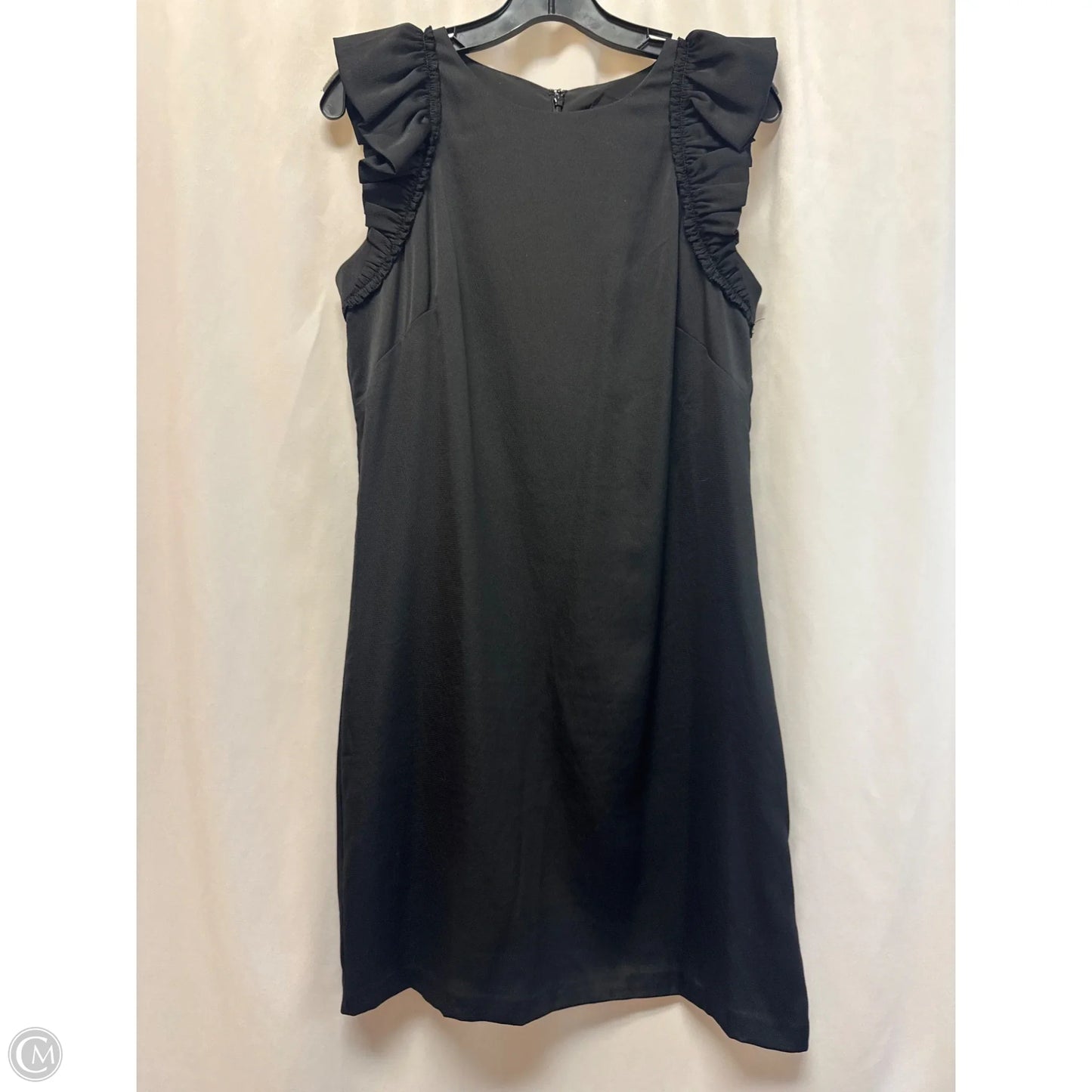 Dress Casual Midi By Ann Taylor In Black, Size: S