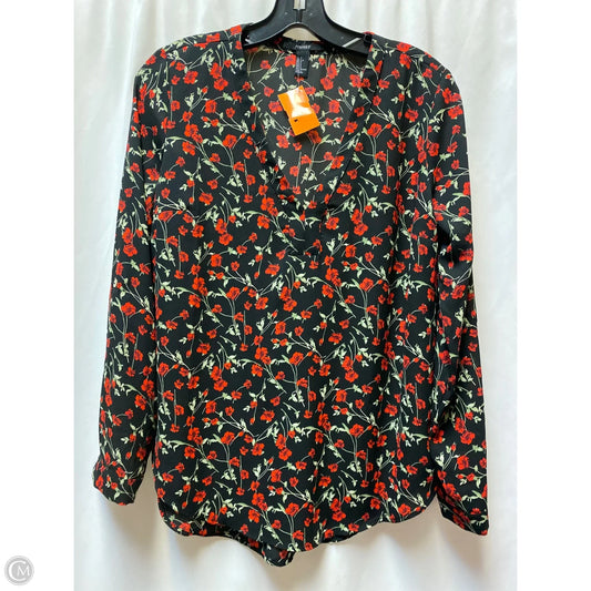 Top Long Sleeve By Forever 21 In Red, Size: S