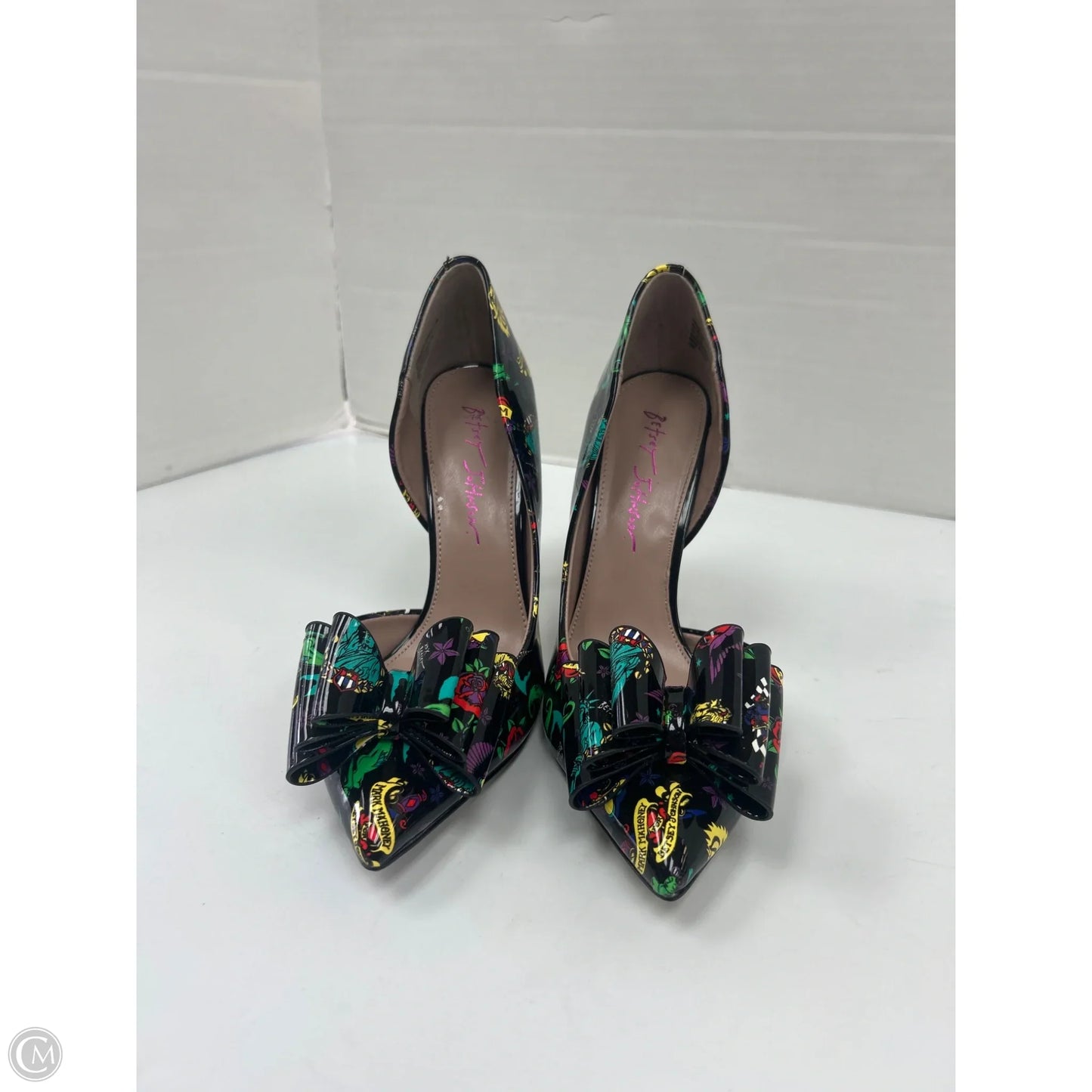 Shoes Heels Stiletto By Betsey Johnson In Black, Size: 7.5