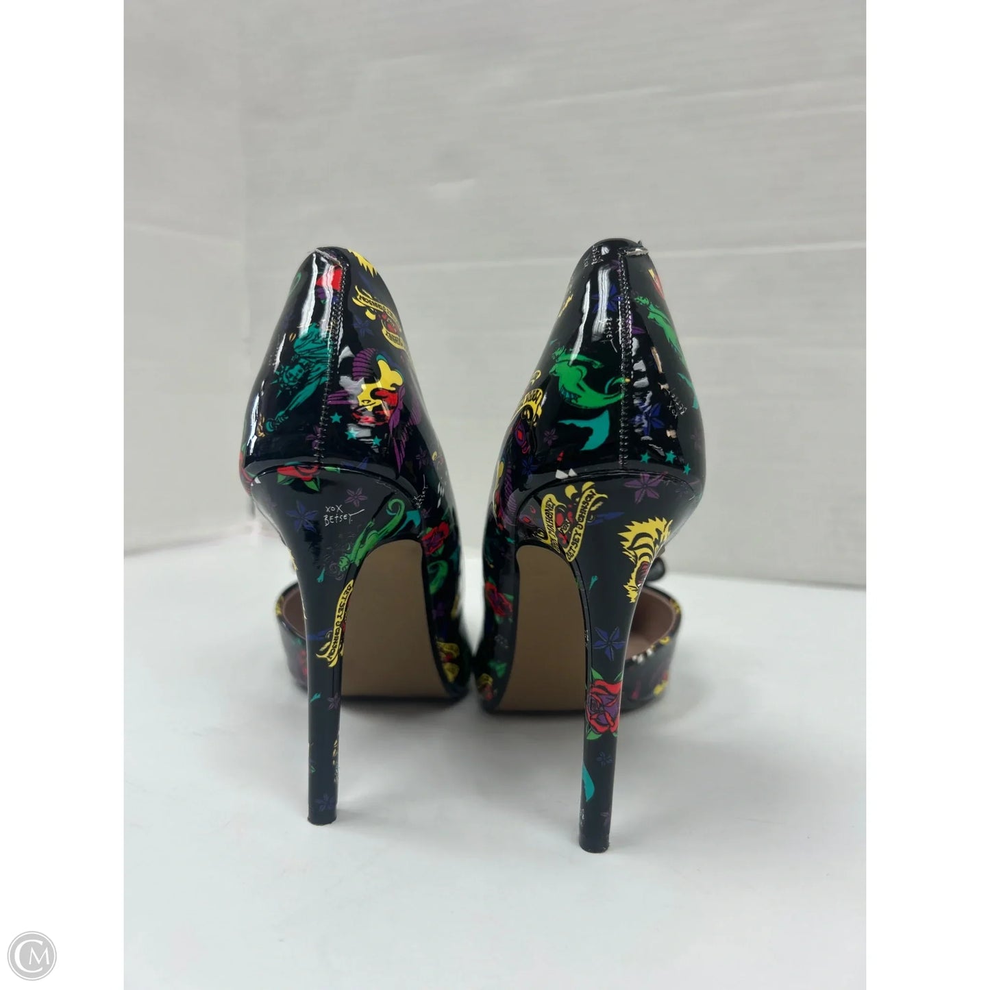 Shoes Heels Stiletto By Betsey Johnson In Black, Size: 7.5
