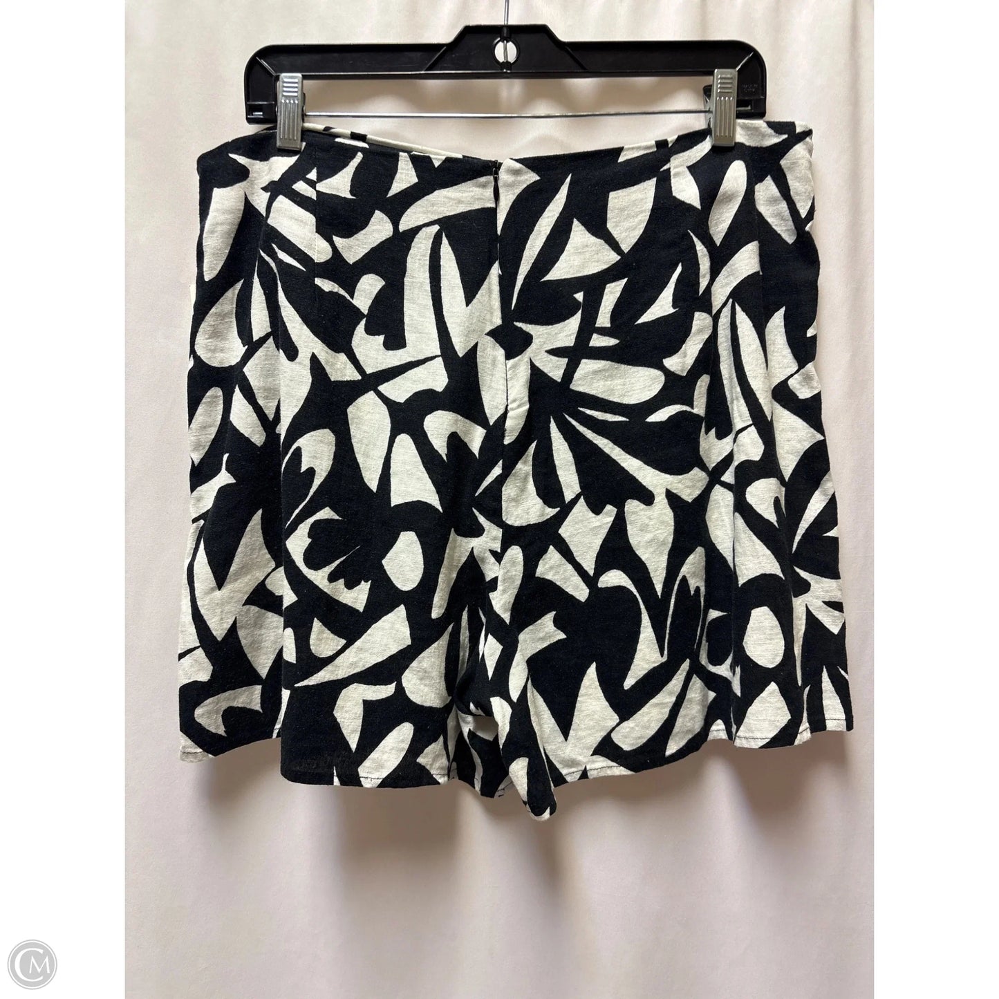 Skort By A New Day In Black & White, Size: 12