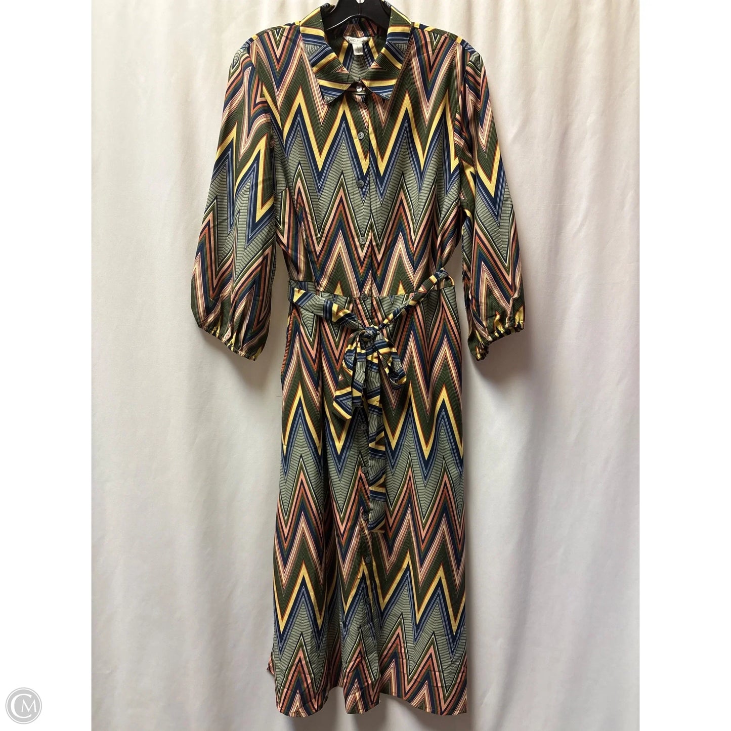 Dress Casual Maxi By Cato In Green, Size: L