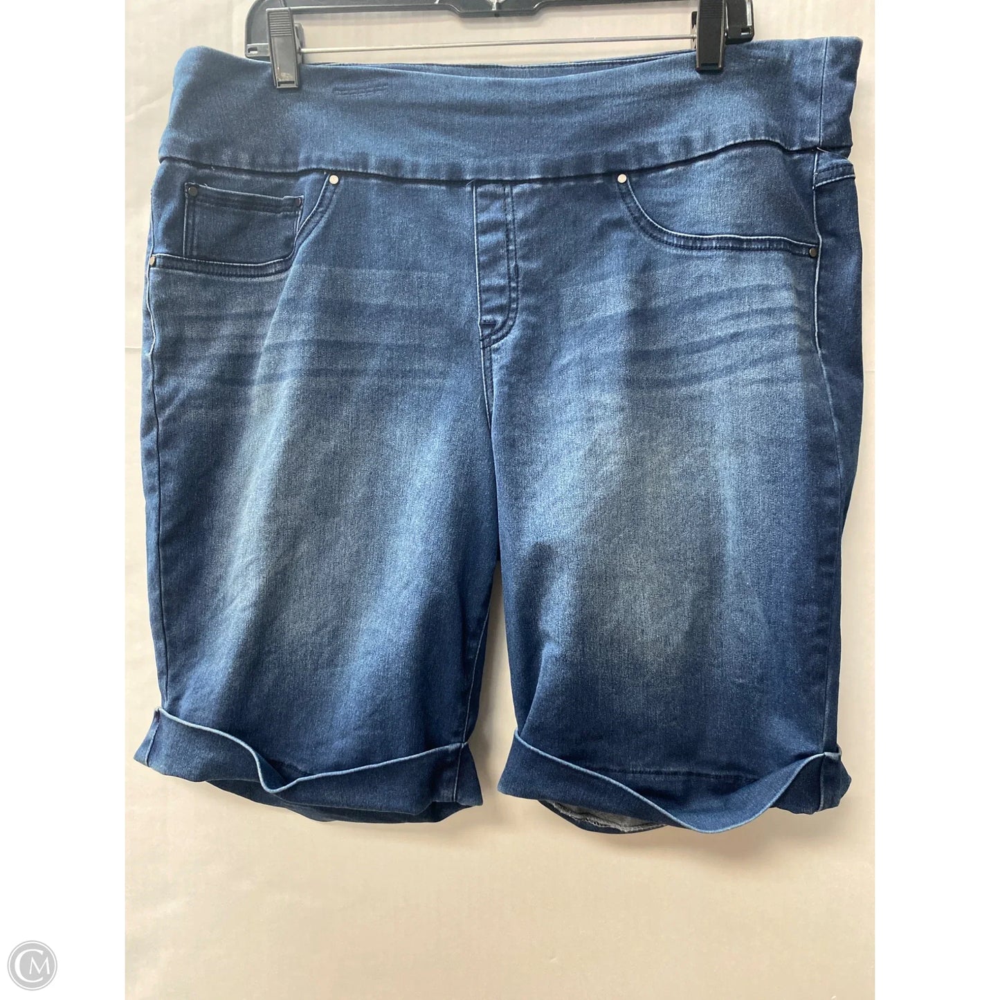Shorts By Clothes Mentor In Blue Denim, Size: Xl