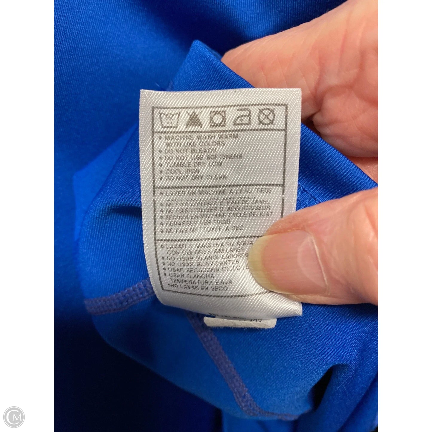 Athletic Tank Top By Nike In Blue, Size: L