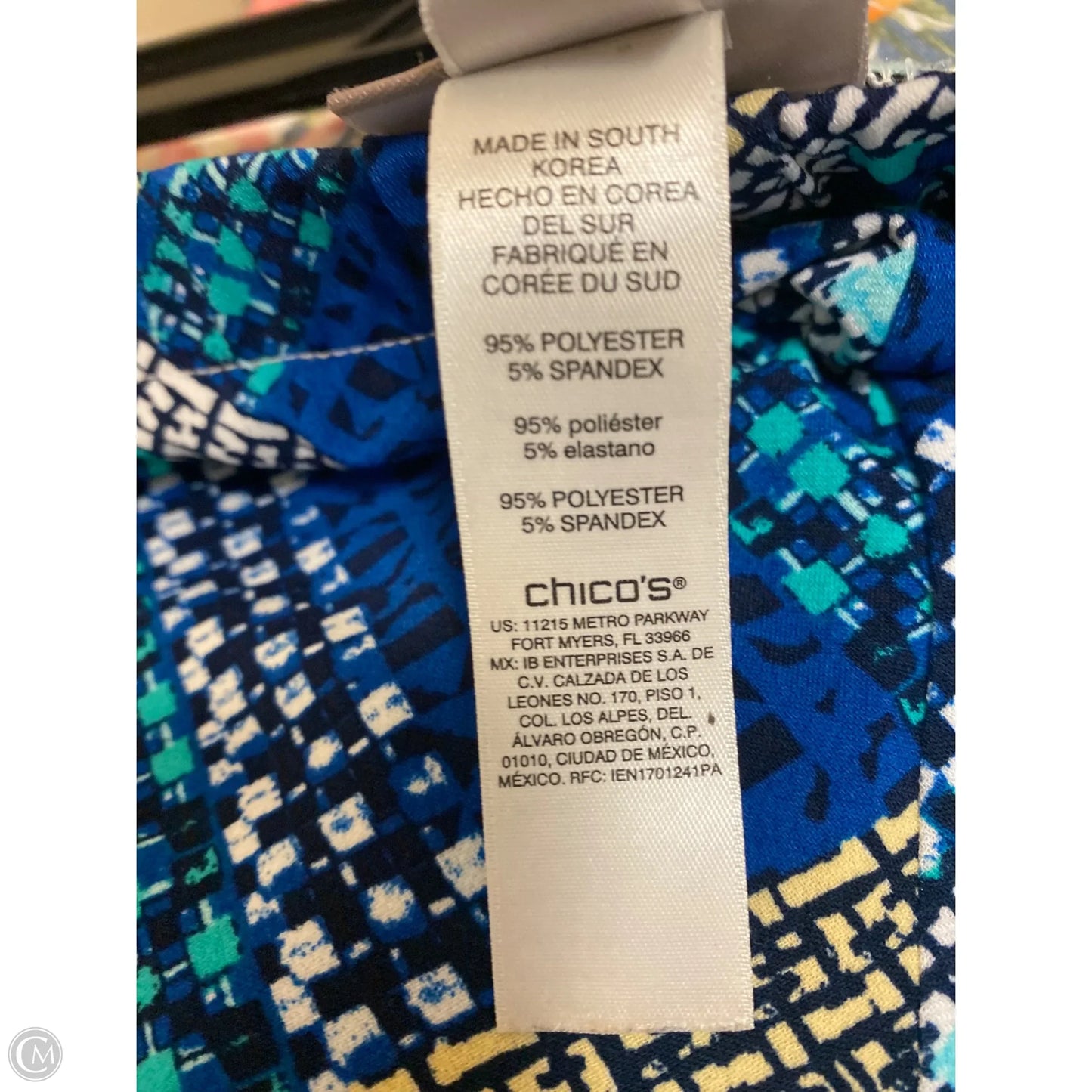 Pants Wide Leg By Chicos In Blue, Size: L