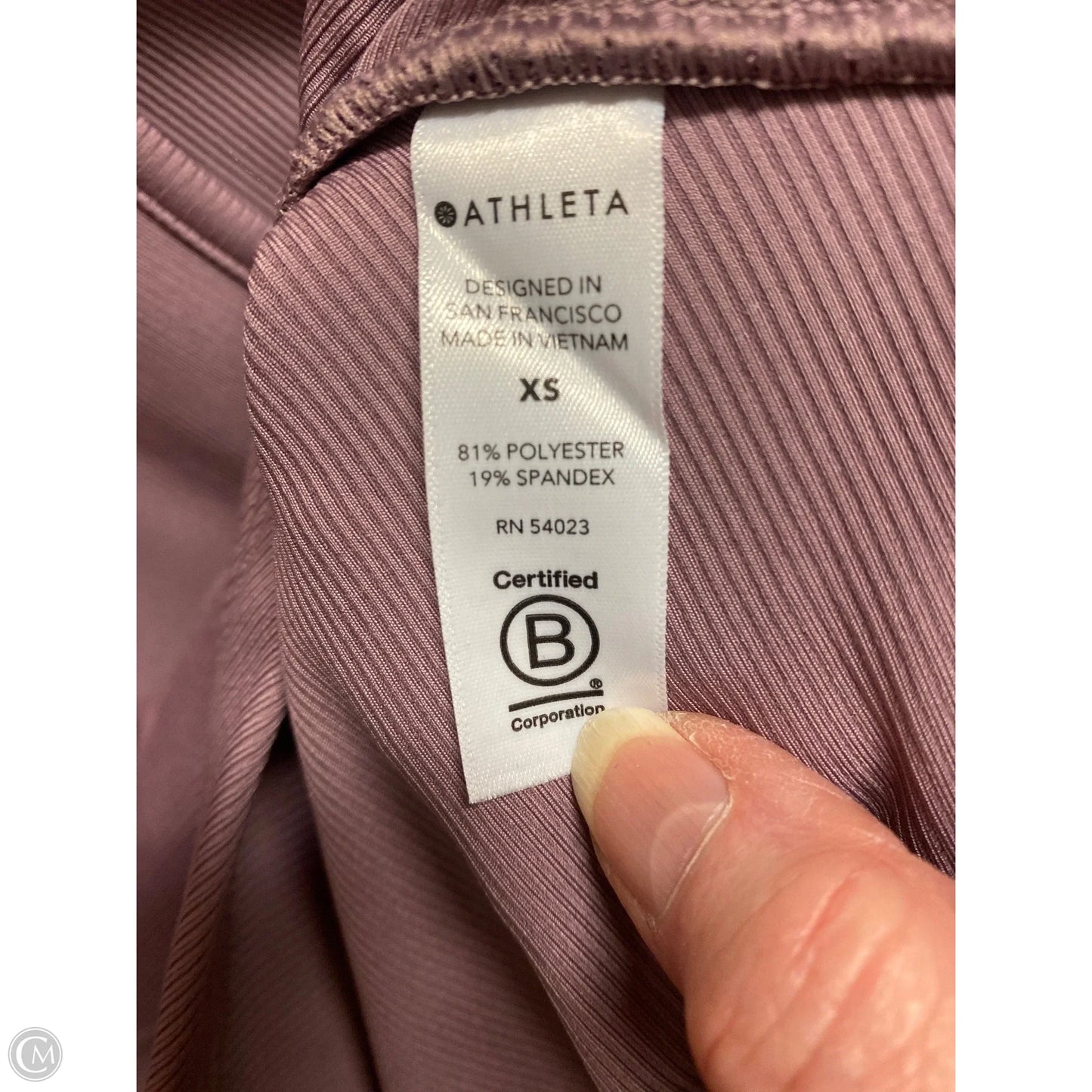 Athletic Tank Top By Athleta In Mauve, Size: Xs