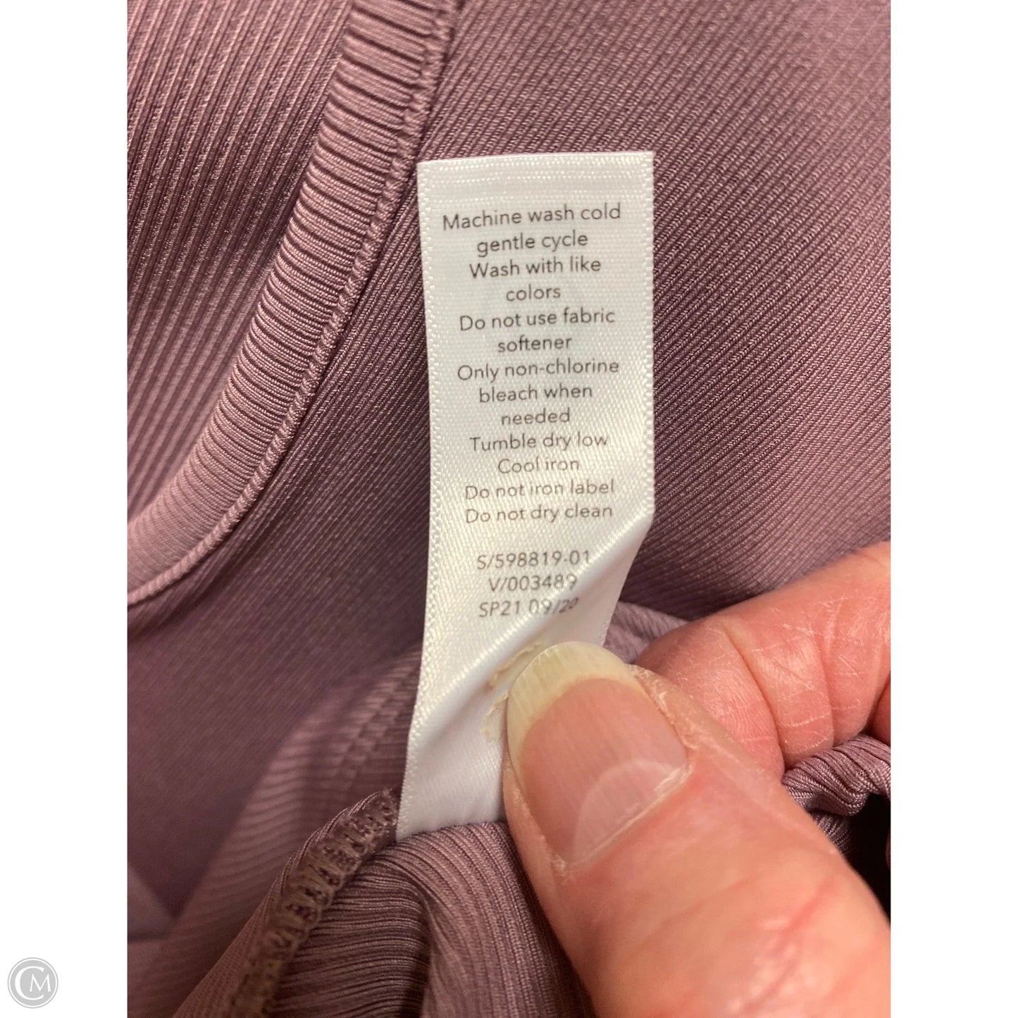 Athletic Tank Top By Athleta In Mauve, Size: Xs