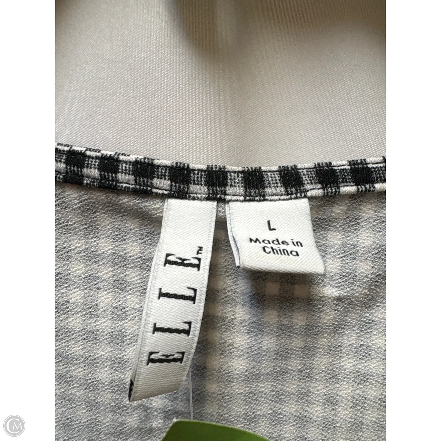 Top Sleeveless By Elle In Black, Size: L