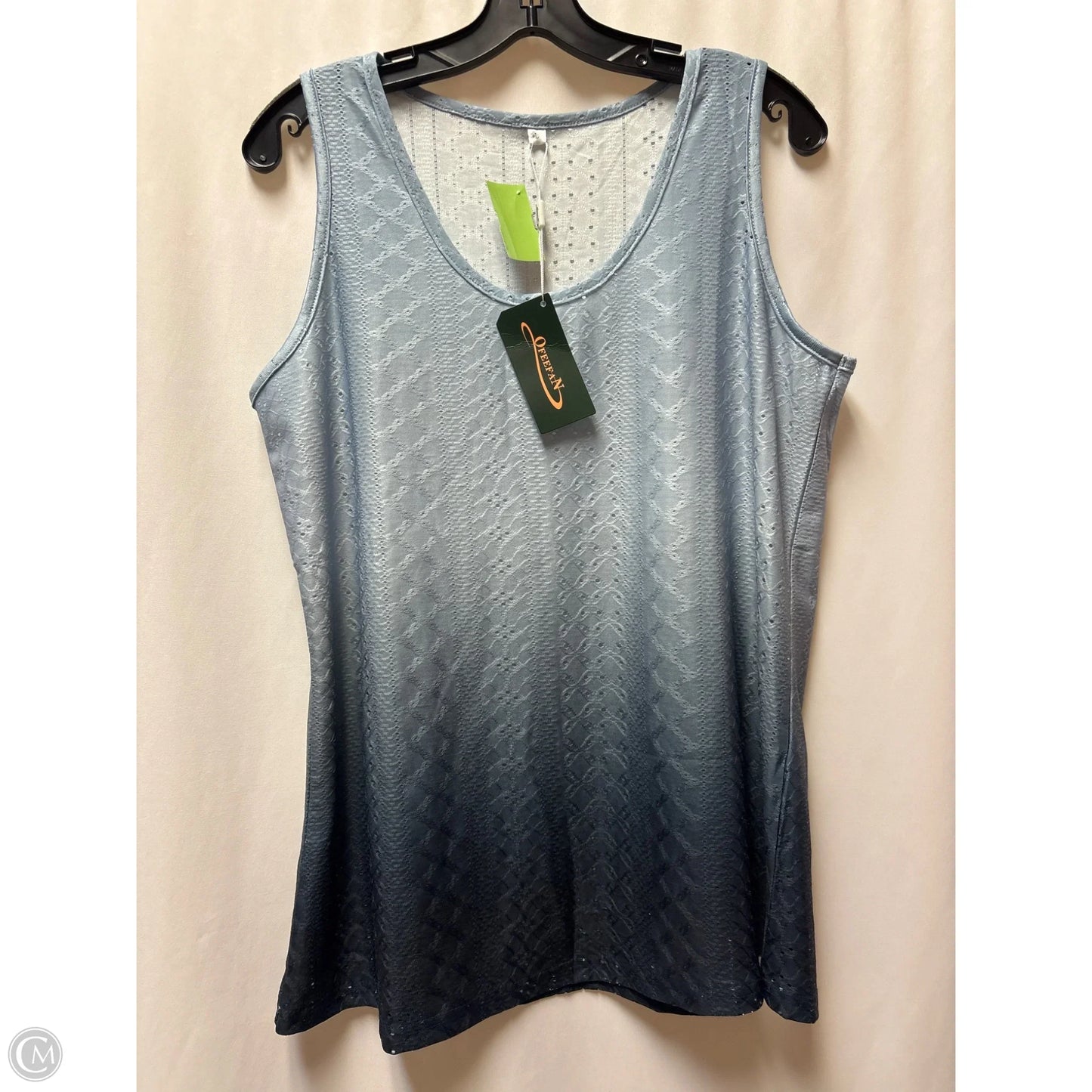 Tank Top By Cmf In Blue, Size: L