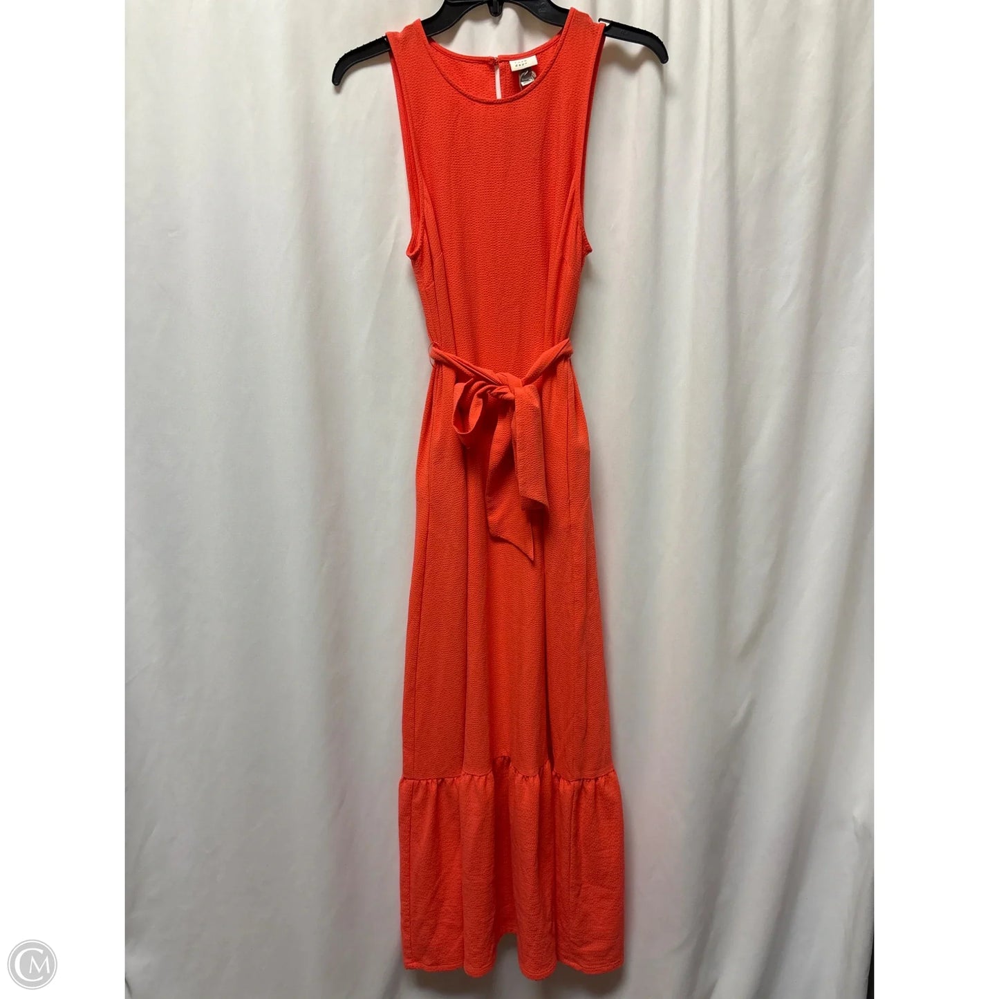 Dress Casual Maxi By A New Day In Coral, Size: Xs