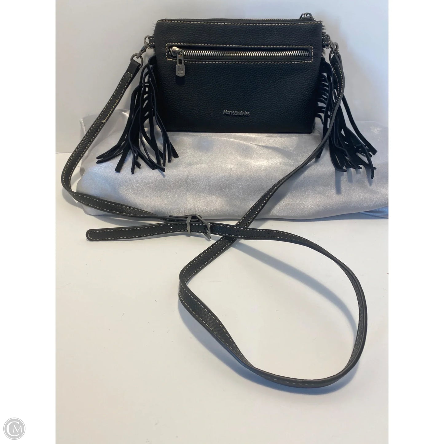 Crossbody Leather By Clothes Mentor, Size: Small