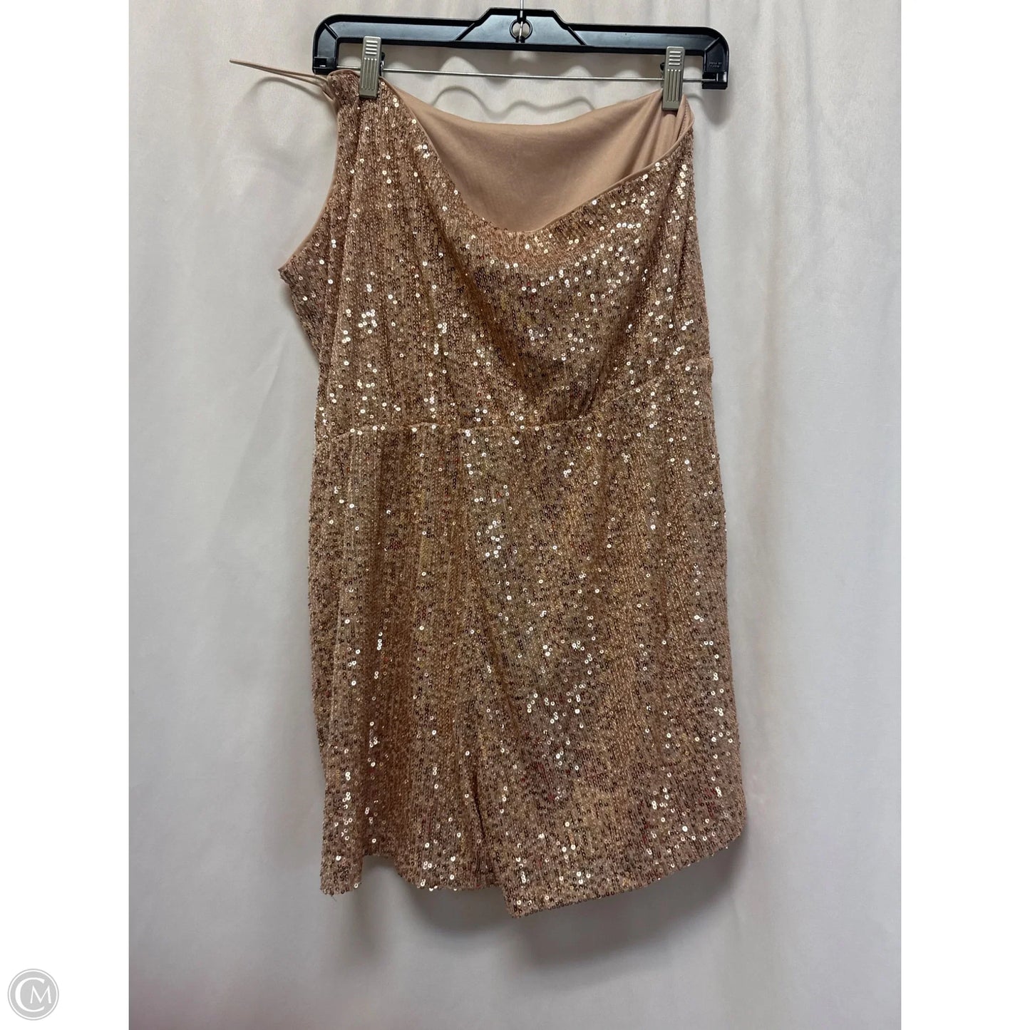 Romper By Clothes Mentor In Rose Gold, Size: L