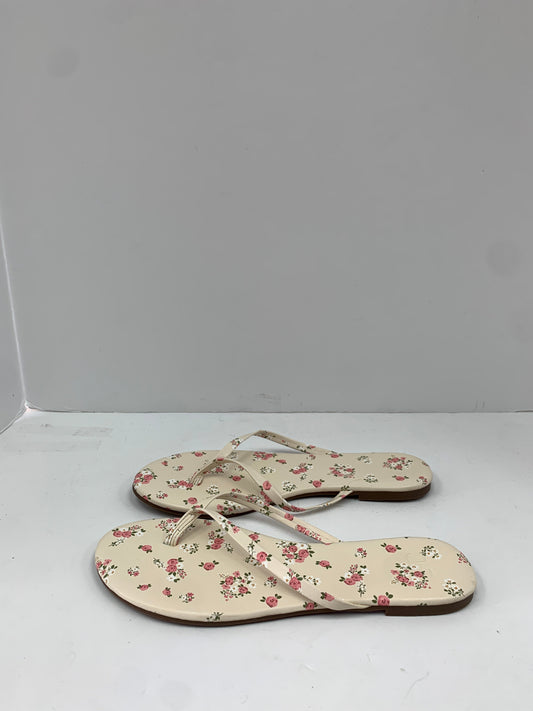 Sandals Flip Flops By Just Fab  Size: 7.5