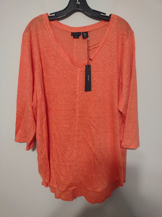 Top 3/4 Sleeve By Tahari  Size: 2x