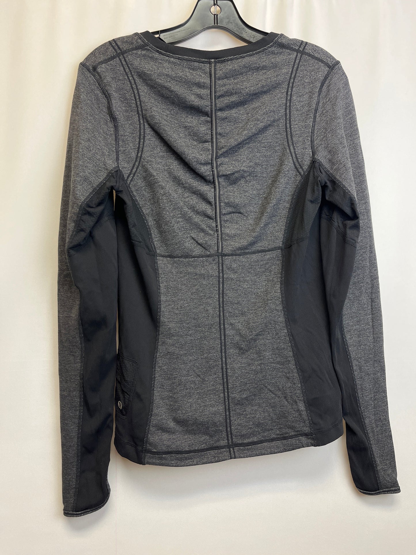 Athletic Top Long Sleeve Collar By Lululemon  Size: 10