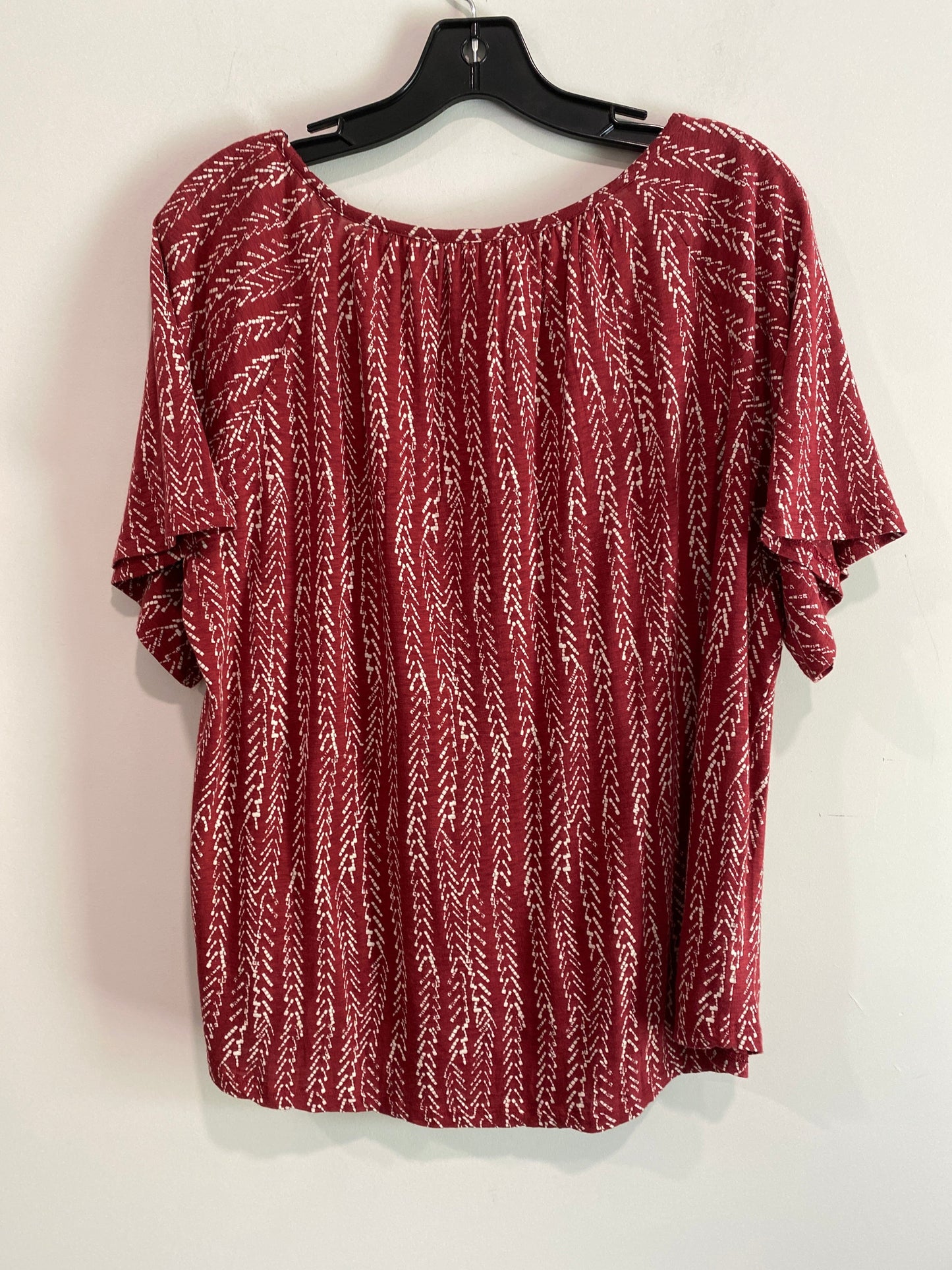 Top Short Sleeve By Lucky Brand  Size: L
