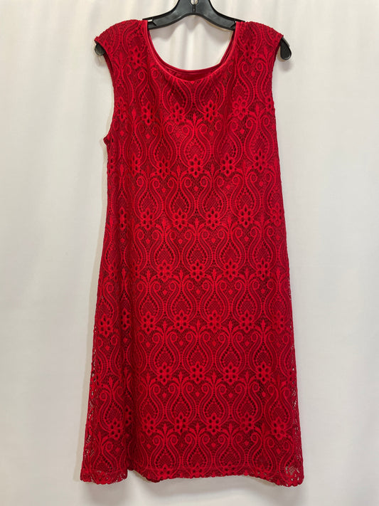 Dress Casual Midi By Connected Apparel  Size: Xl