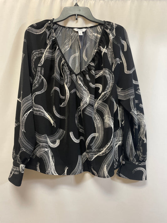 Black Top Long Sleeve Nine West, Size M