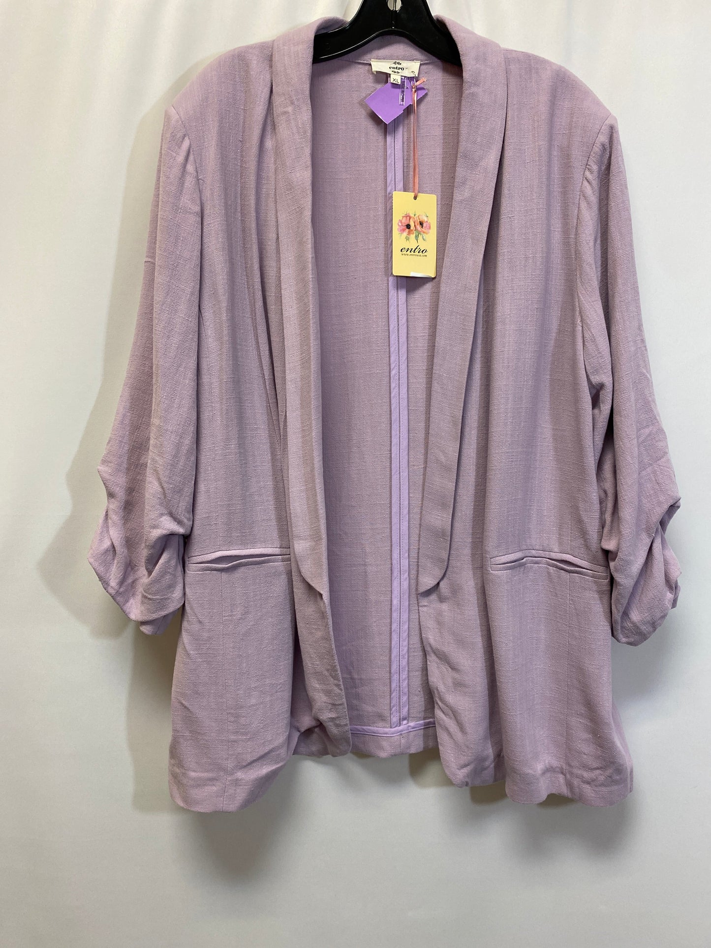 Purple Blazer Entro, Size Xl