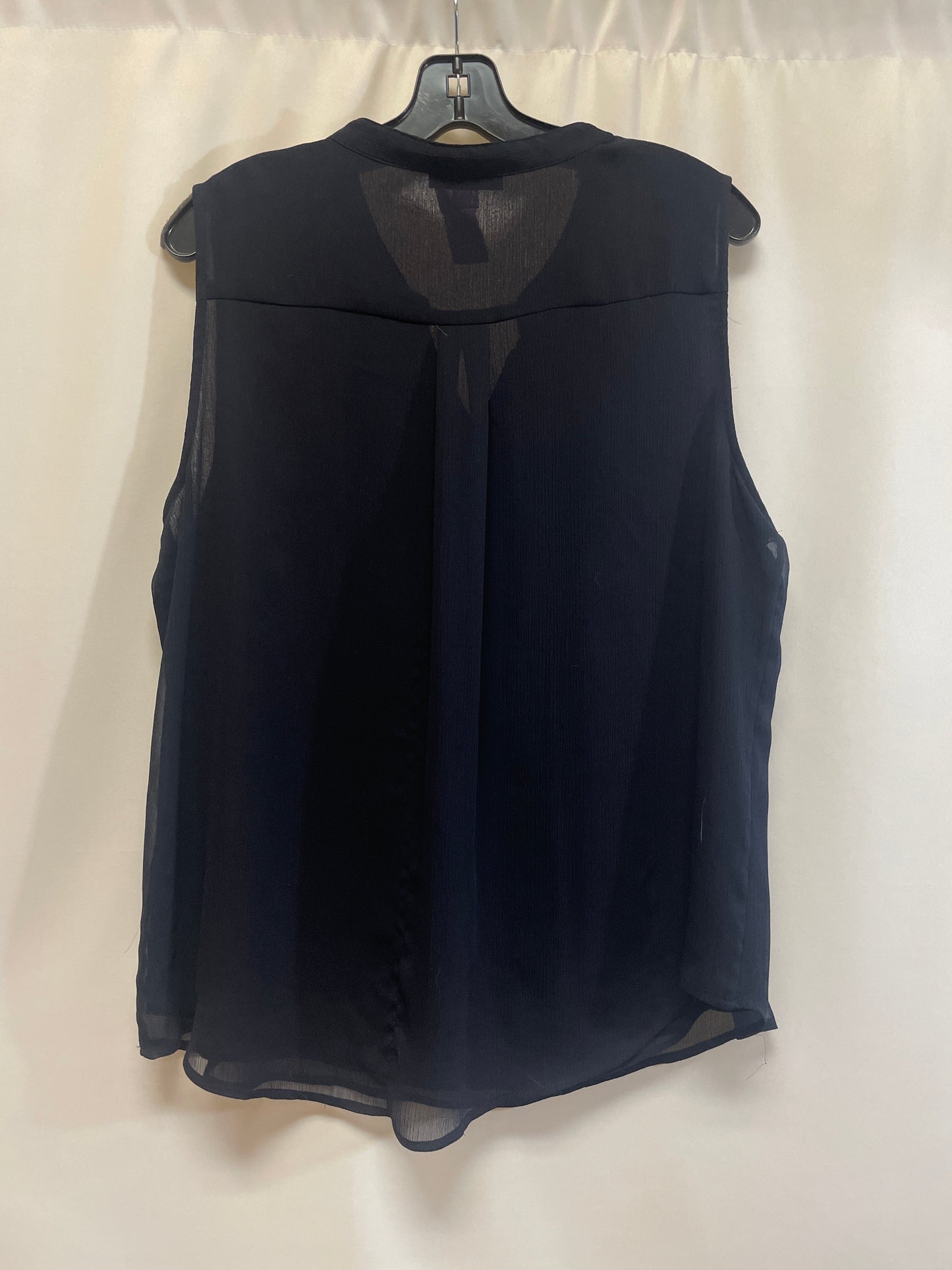 Navy Top Sleeveless Tommy Hilfiger, Size Xl