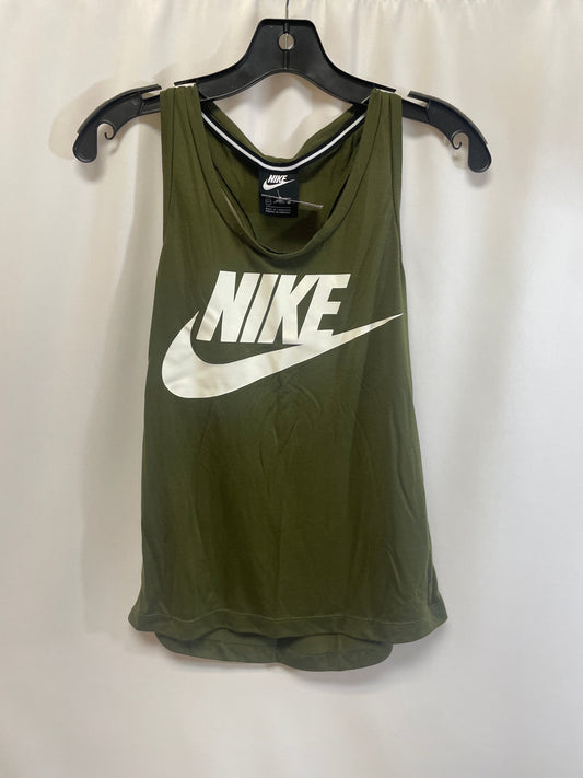 Green Athletic Tank Top Nike, Size Xs