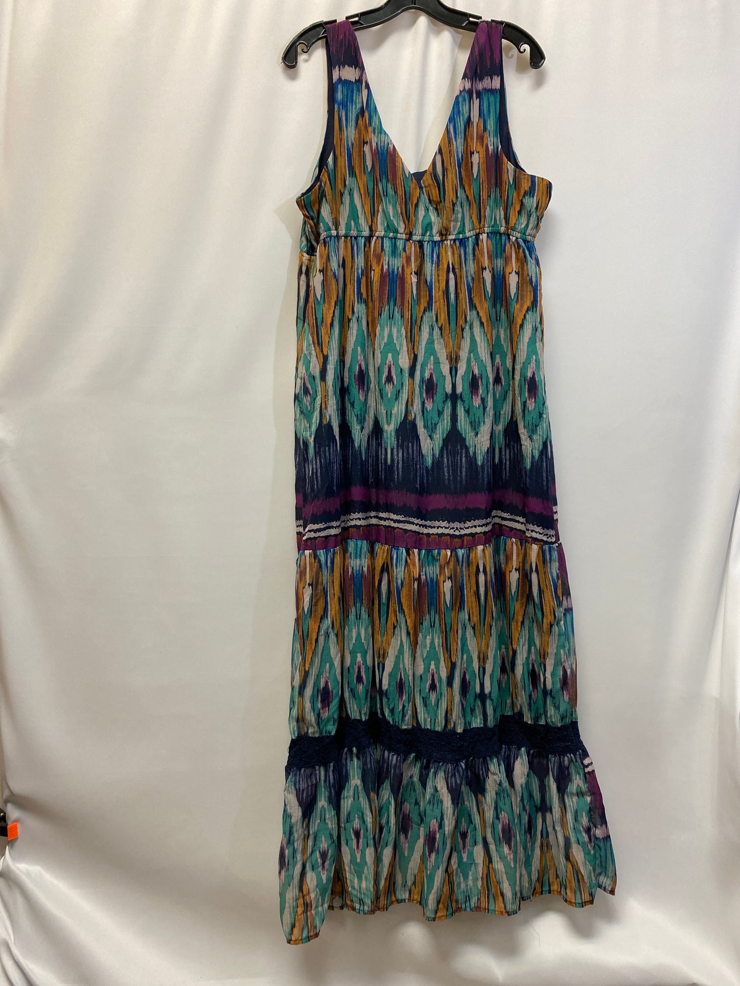 Teal Dress Casual Maxi Xhilaration, Size Xxl