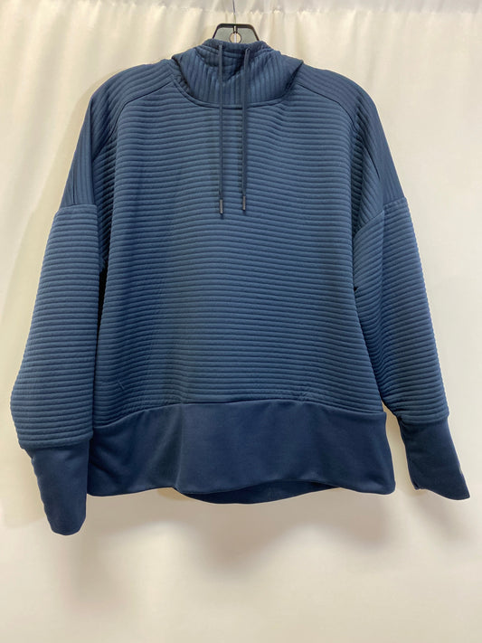 Blue Athletic Sweatshirt Hoodie Nike, Size L