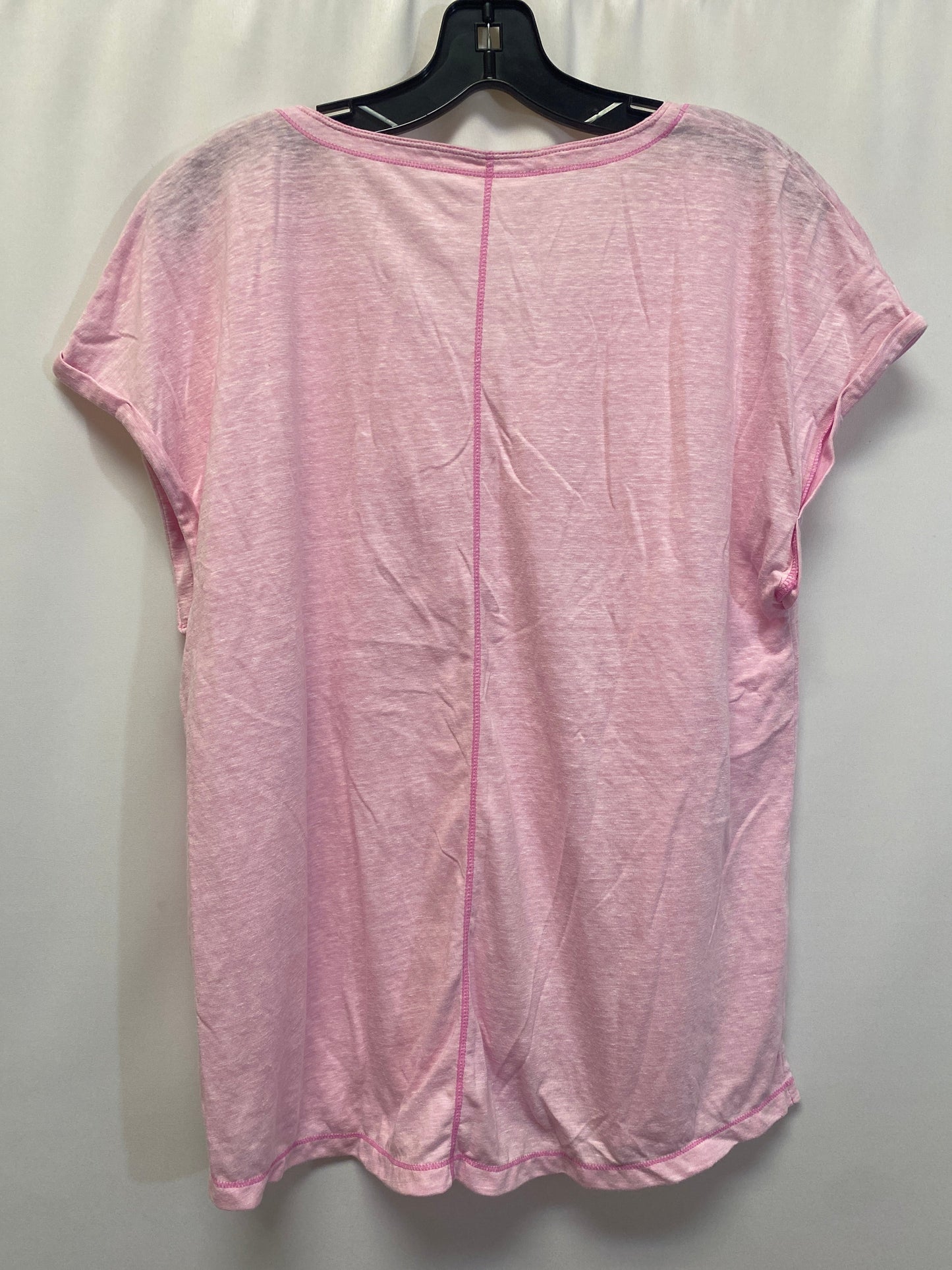 Pink Top Short Sleeve Talbots, Size Xl