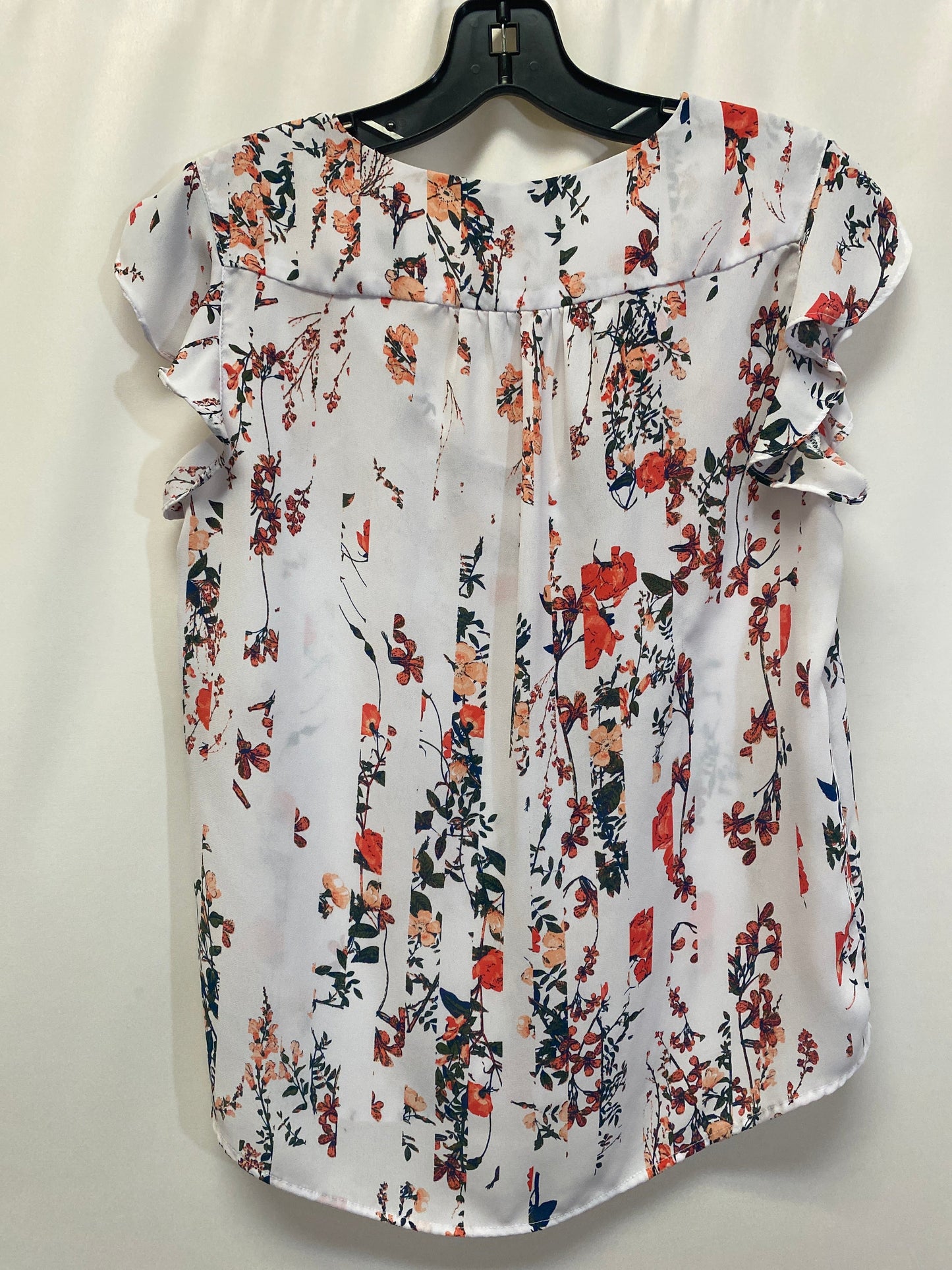White Top Short Sleeve Ana, Size Xs