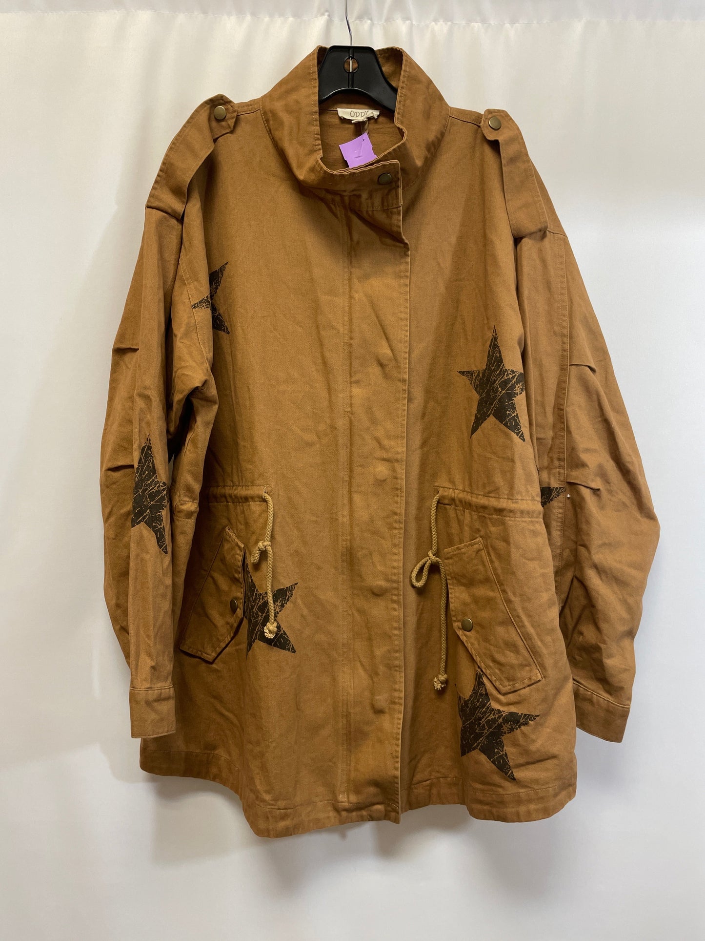 Brown Jacket Utility Oddi, Size 2x