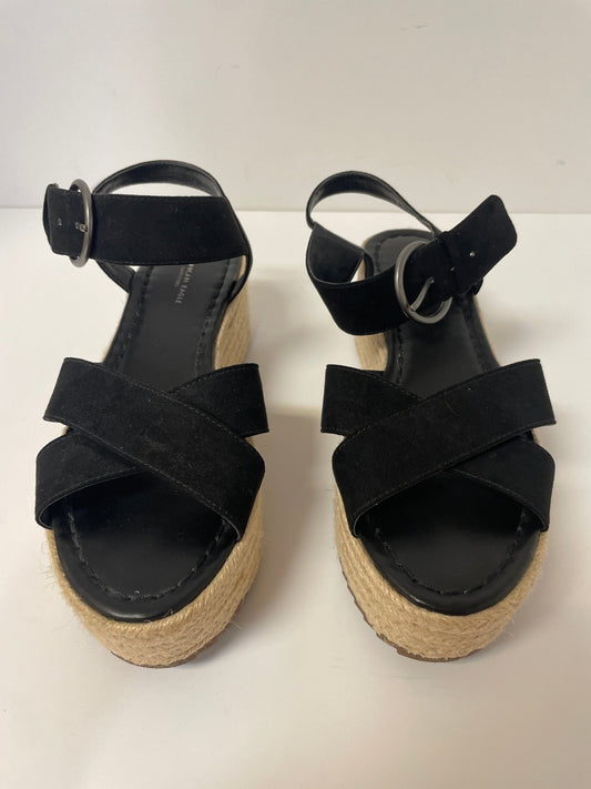 Black Sandals Heels Platform American Eagle, Size 7