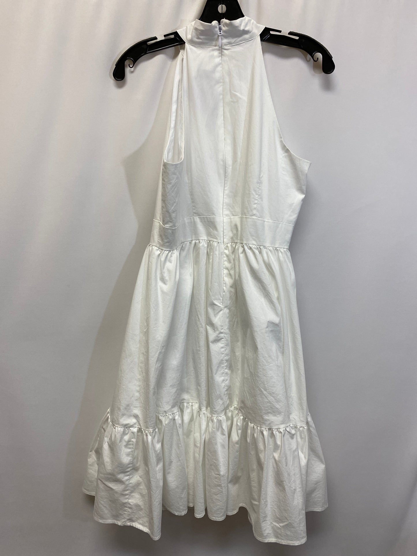 White  Dress Casual Midi New York And Co, Size S