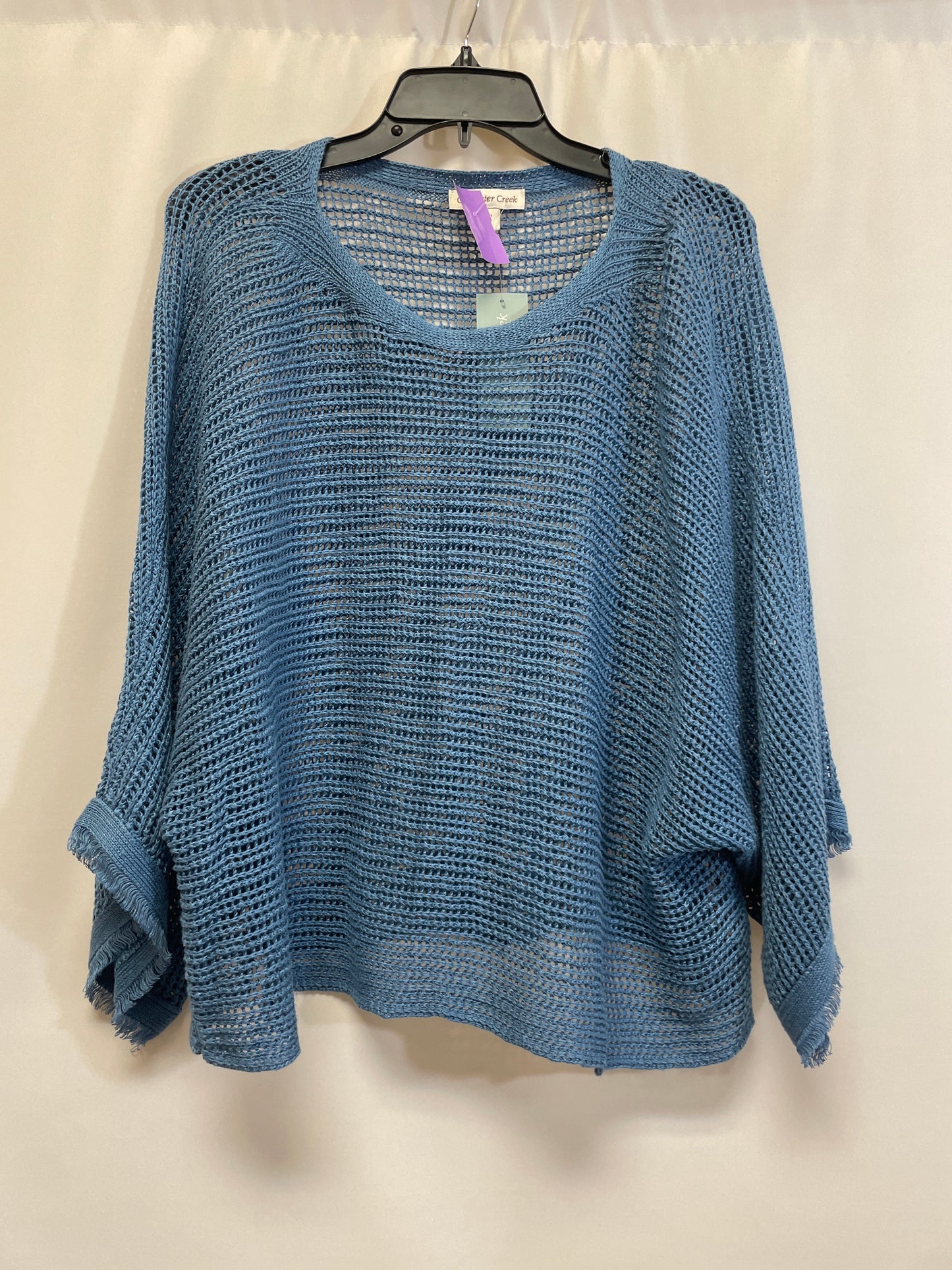 Blue Top 3/4 Sleeve Coldwater Creek, Size Xl