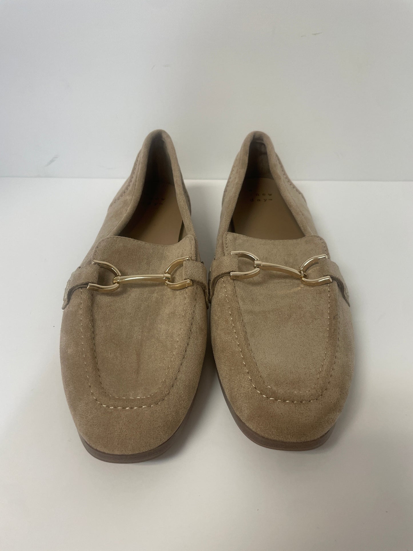 Beige Shoes Flats A New Day, Size 8
