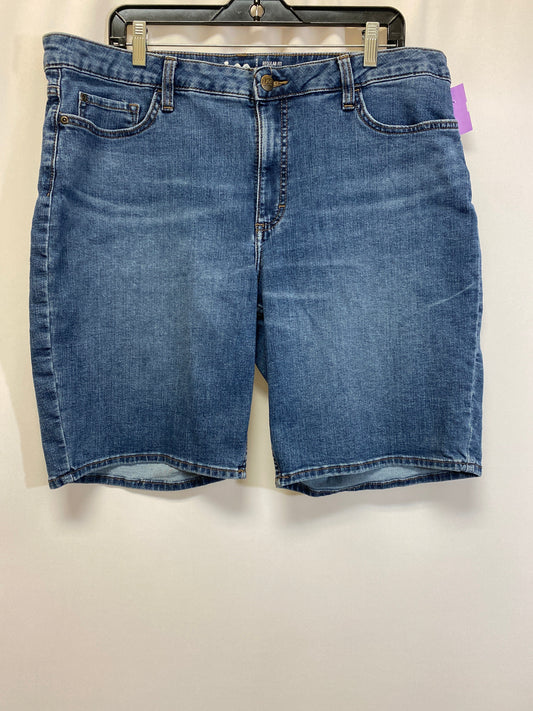 Blue Denim Shorts Lee, Size 18