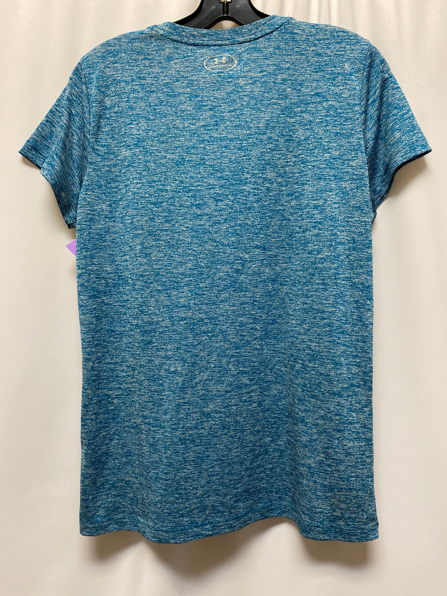 Blue Athletic Top Short Sleeve Under Armour, Size M