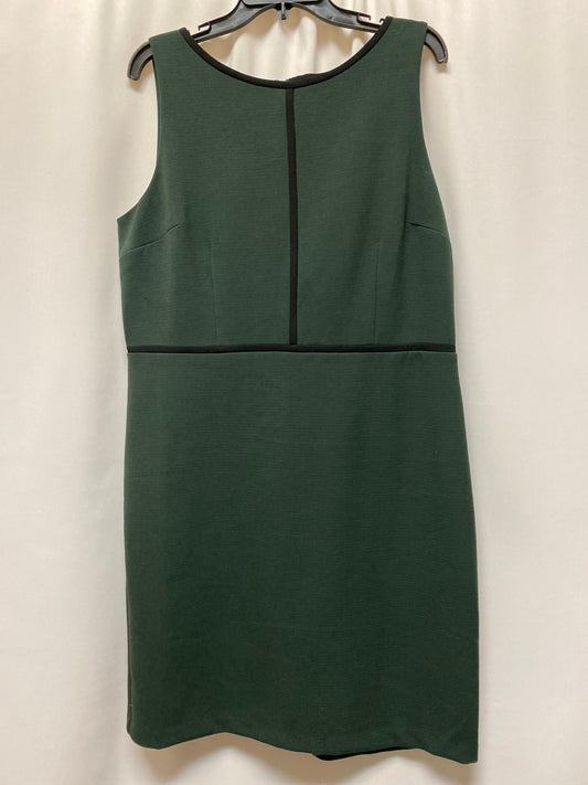 Green Dress Casual Midi Loft, Size Xl