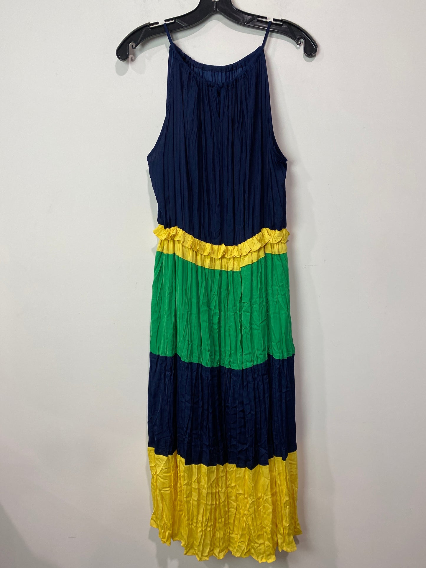 Blue & Green Dress Casual Maxi Gibson And Latimer, Size L