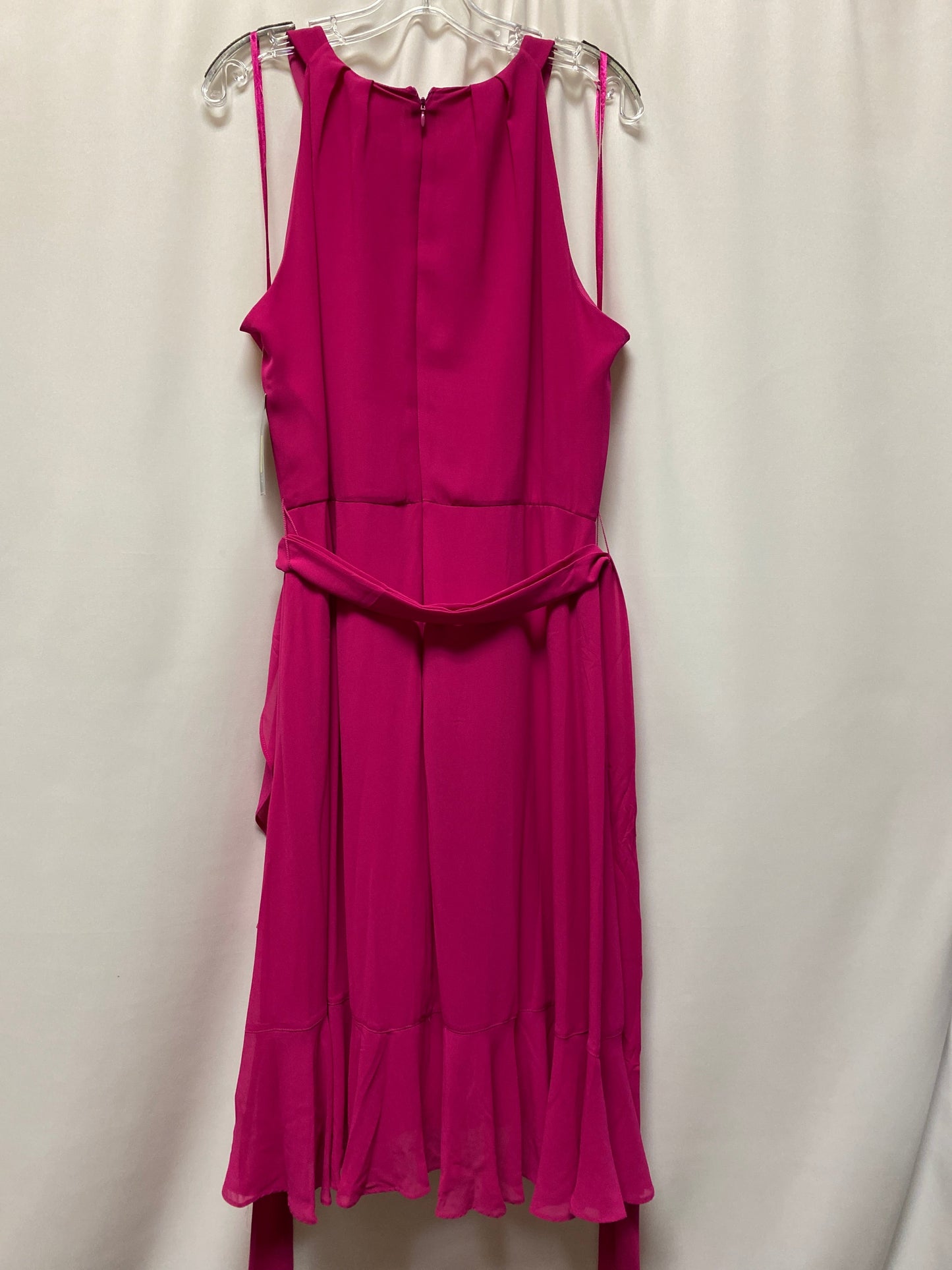 Pink Dress Casual Midi Jessica Howard, Size Xl