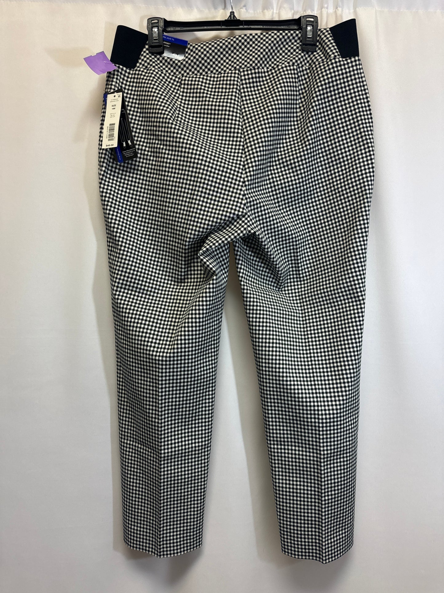 Black & White Pants Dress Investments, Size 14