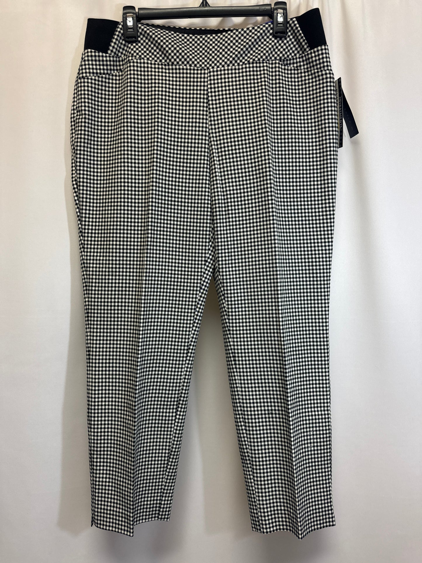 Black & White Pants Dress Investments, Size 14