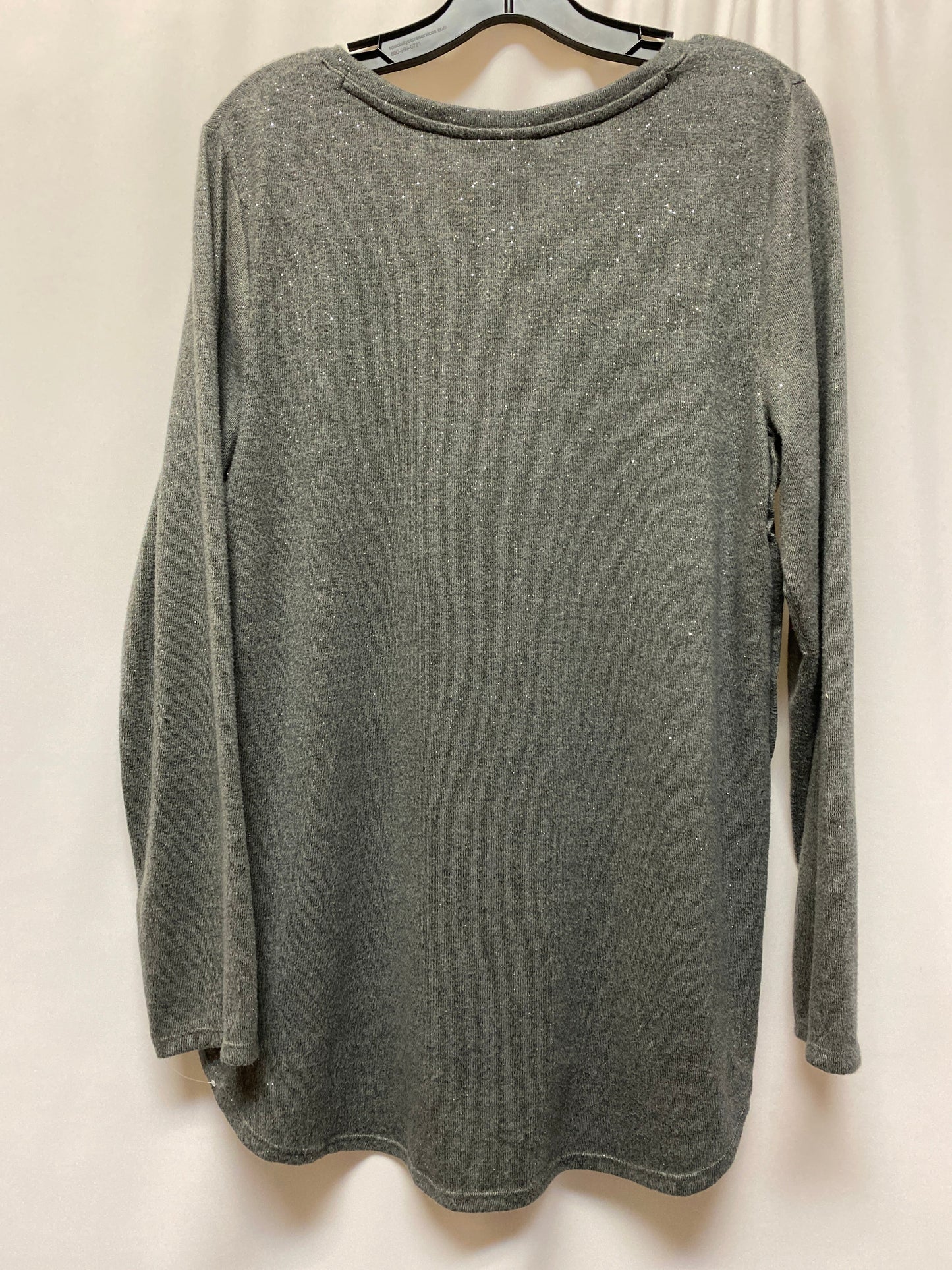 Grey Top Long Sleeve Apt 9, Size L