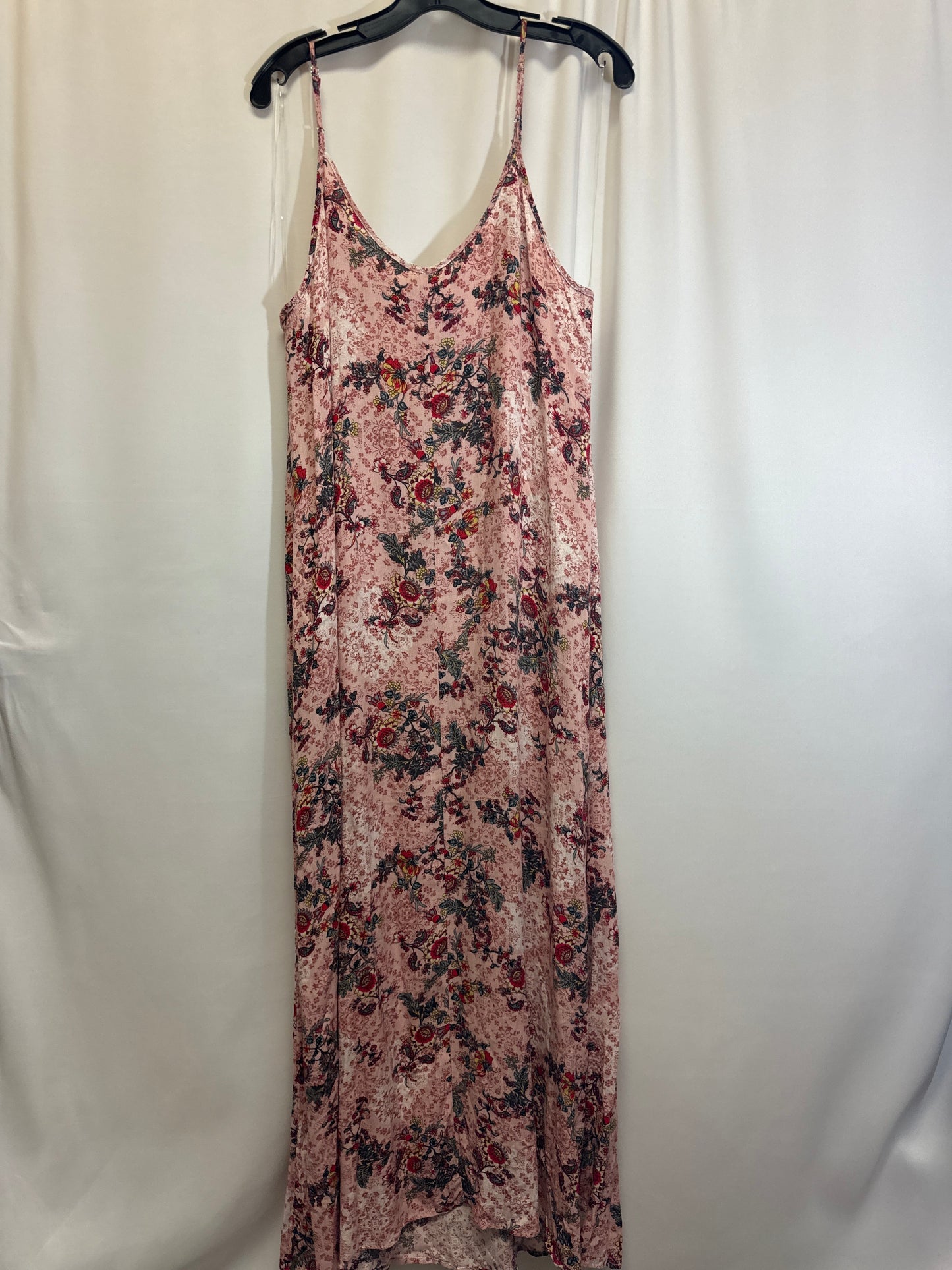 Pink Dress Casual Maxi Easel, Size L