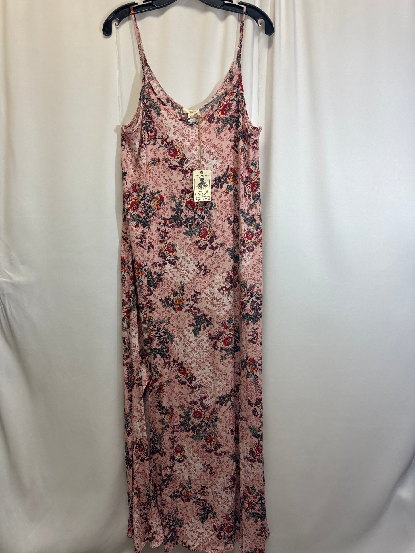 Pink Dress Casual Maxi Easel, Size L