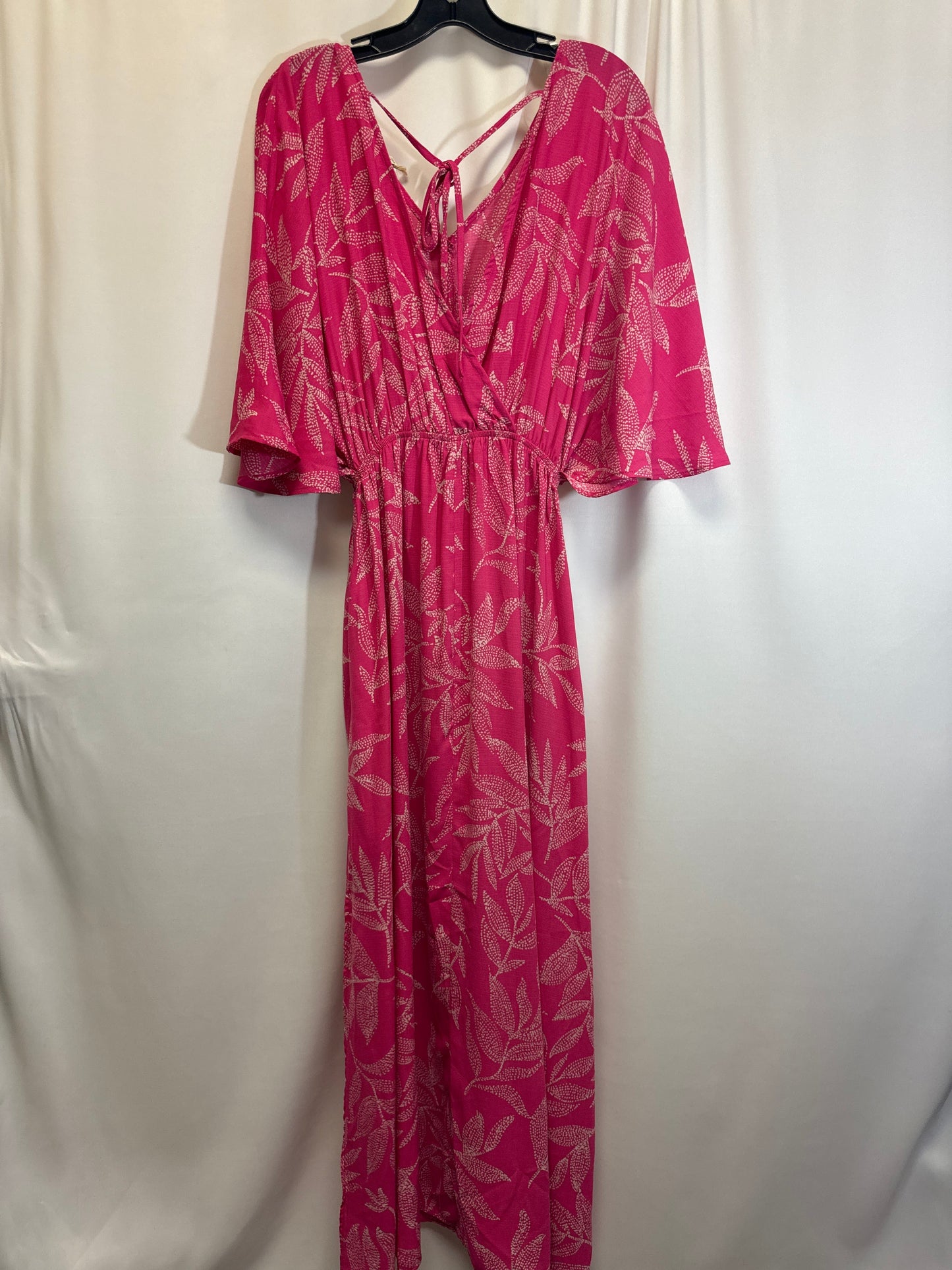 Pink Dress Casual Maxi Easel, Size S