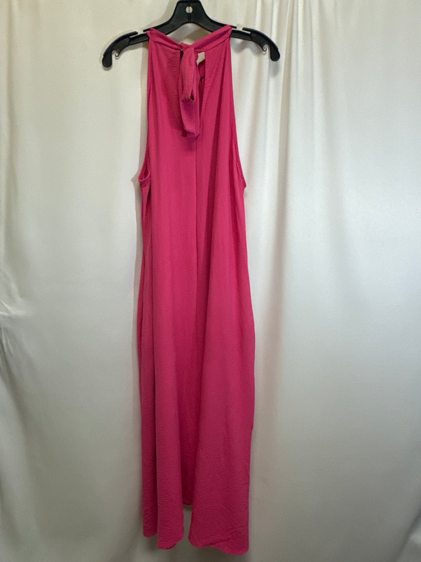 Pink Dress Casual Maxi Clothes Mentor, Size 1x