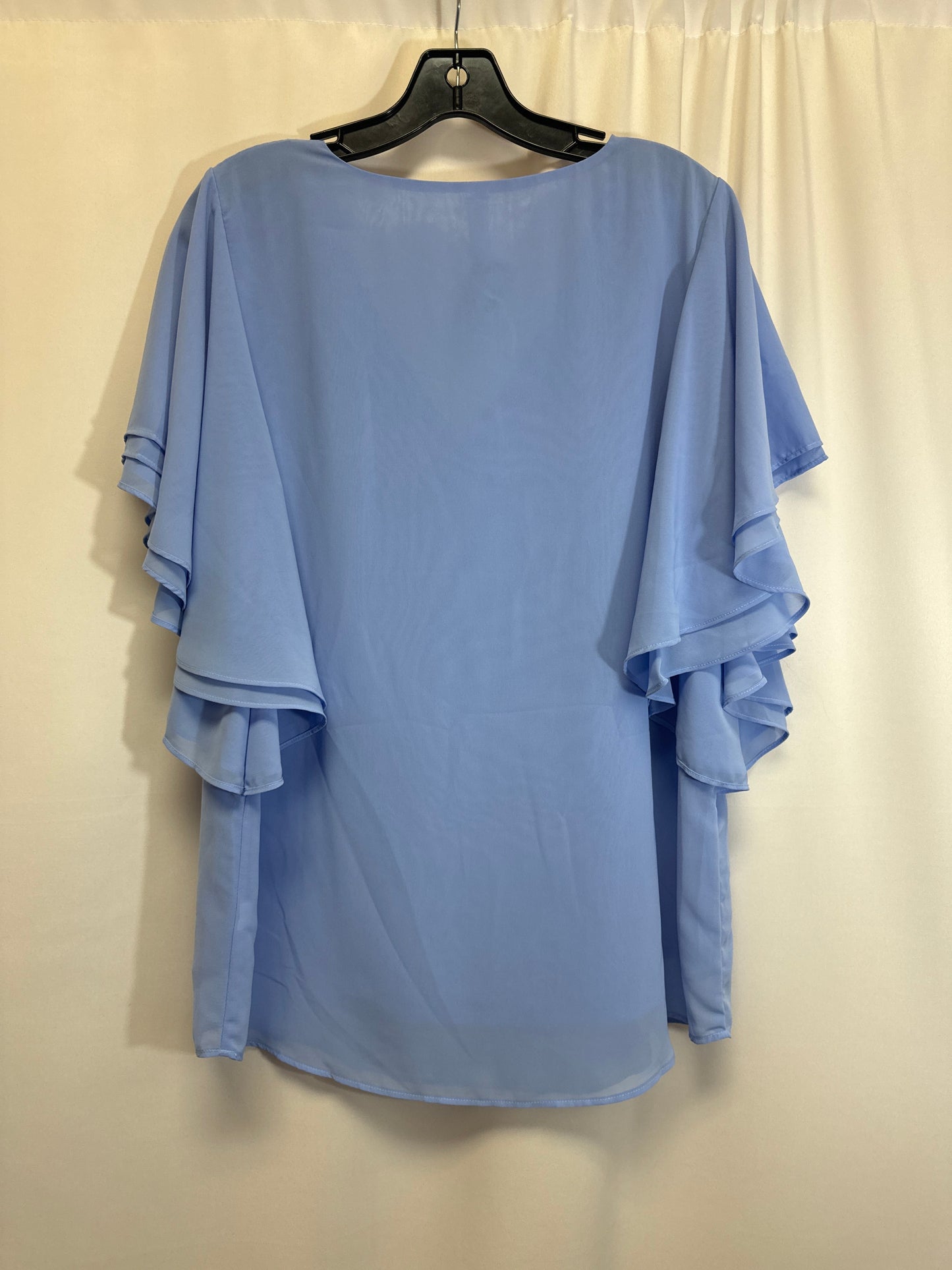 Blue Top Short Sleeve Zenana Outfitters, Size Xl