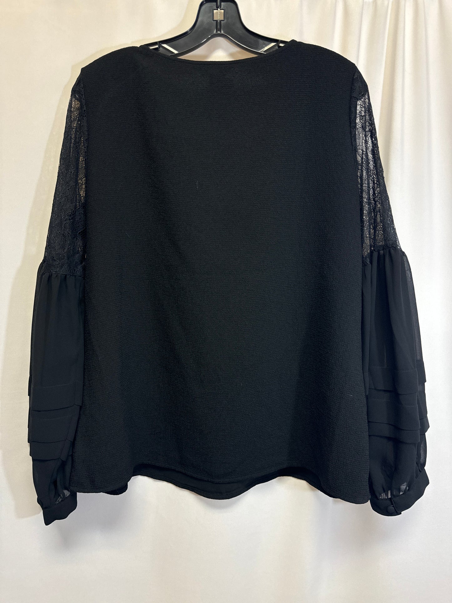 Black Top Long Sleeve Express, Size L